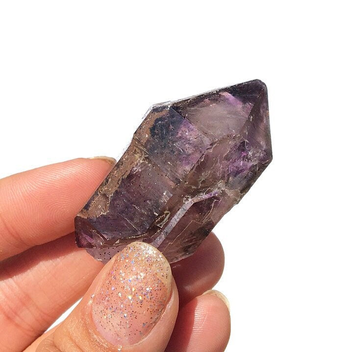 Smoky Amethyst Hematite Cluster--Chibuku Mine (Shangaan), Zimbabwe MINI19