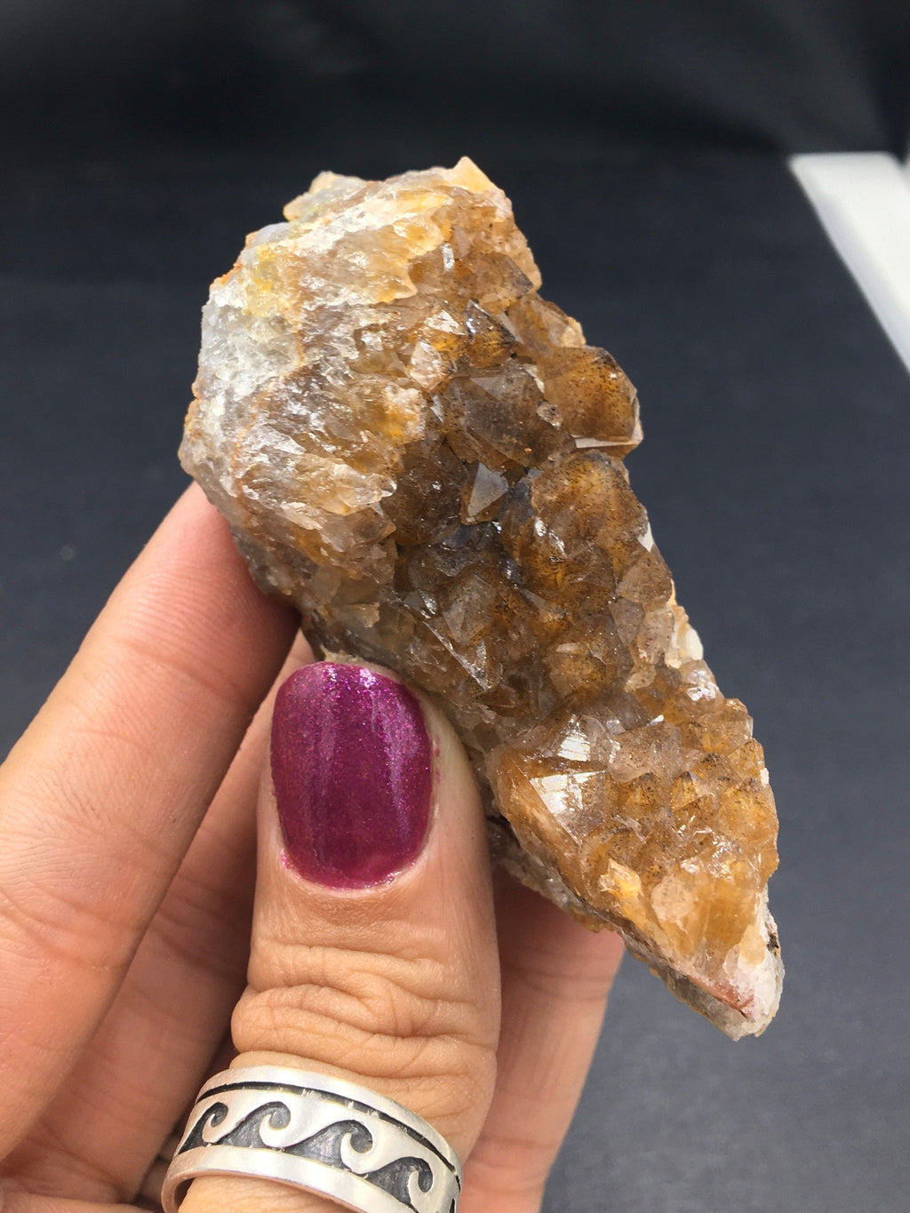 Natural Citrine Goethite Inclusions (Mini)—Morocco CMIX8