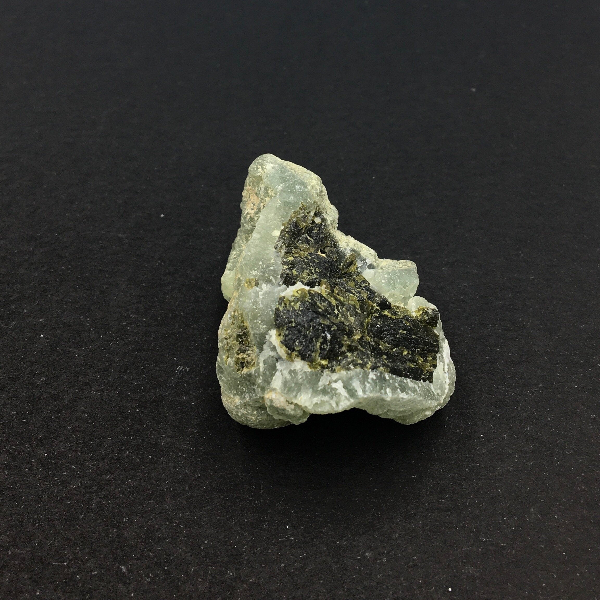 Prehnite Epidote Stilbite Botryoidal Specimen (Miniature)--Mali SMALL2