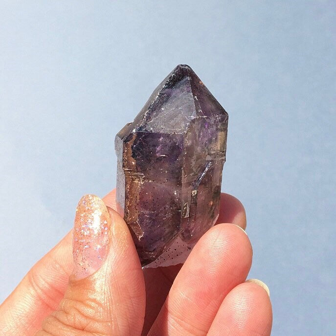 Smoky Amethyst Hematite Cluster--Chibuku Mine (Shangaan), Zimbabwe MINI19