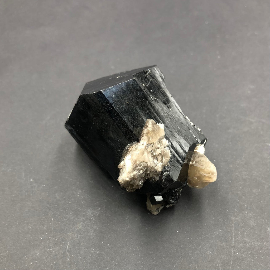 Black Tourmaline Feldspar Cluster (Miniature)--Erongo, Namibia SMALL5
