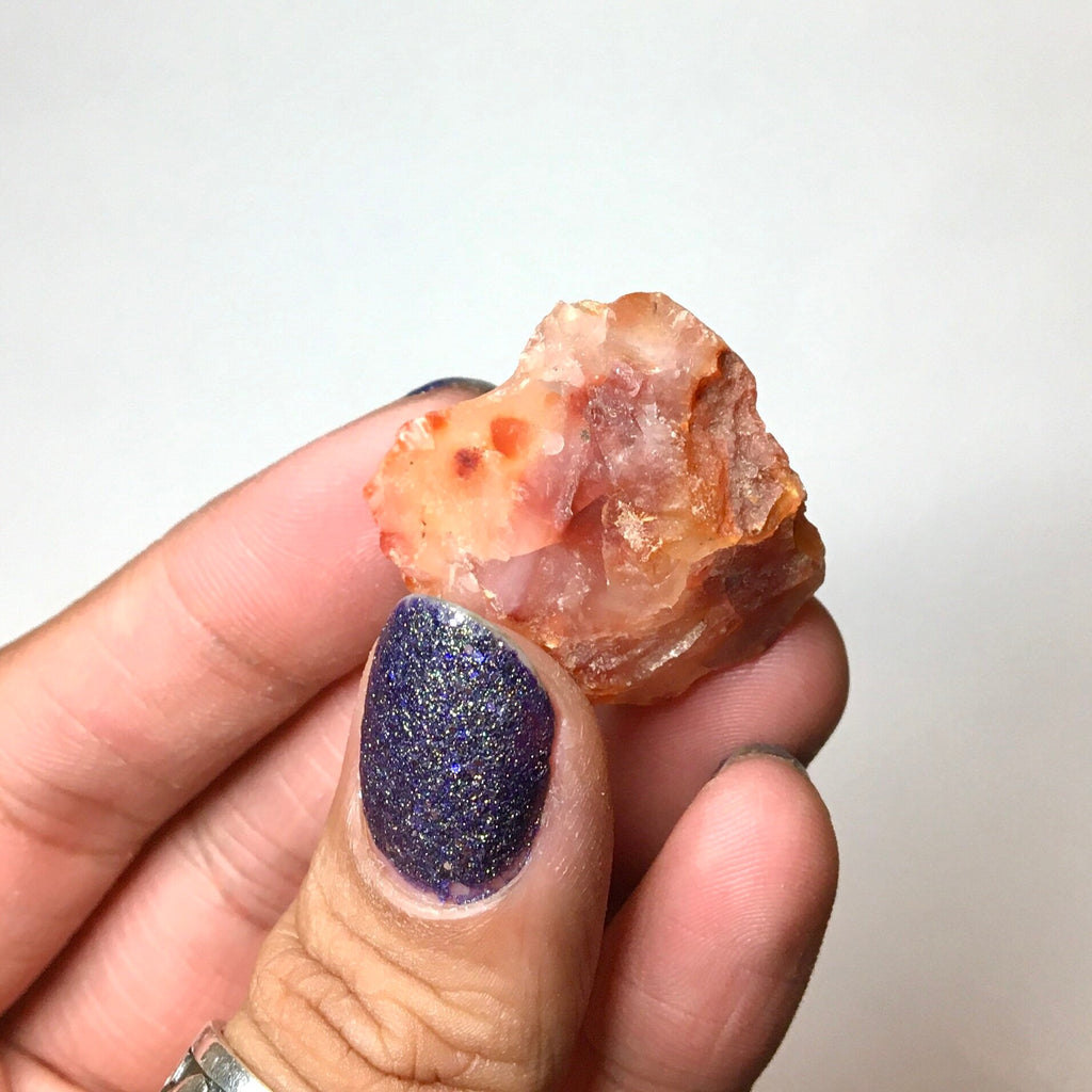 Raw Carnelian Agate Chunk (1 Single Piece)--Madagascar A-E1