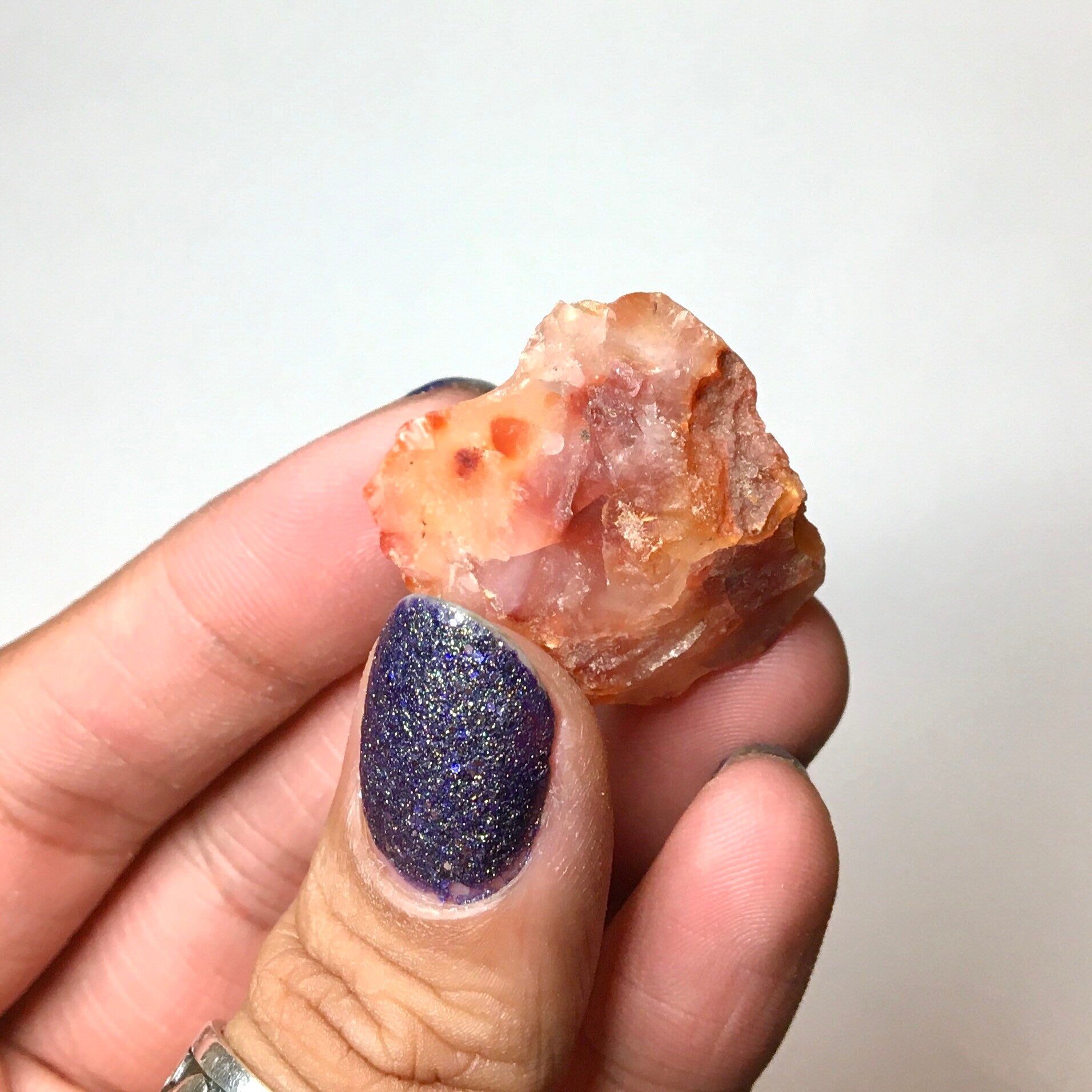 Raw Carnelian Agate Chunk (1 Single Piece)--Madagascar A-E1