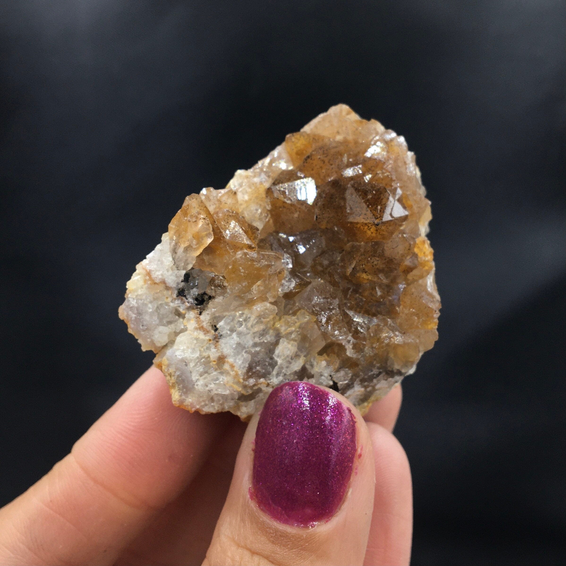 Natural Citrine Goethite Inclusions (Mini)—Morocco CMIX6