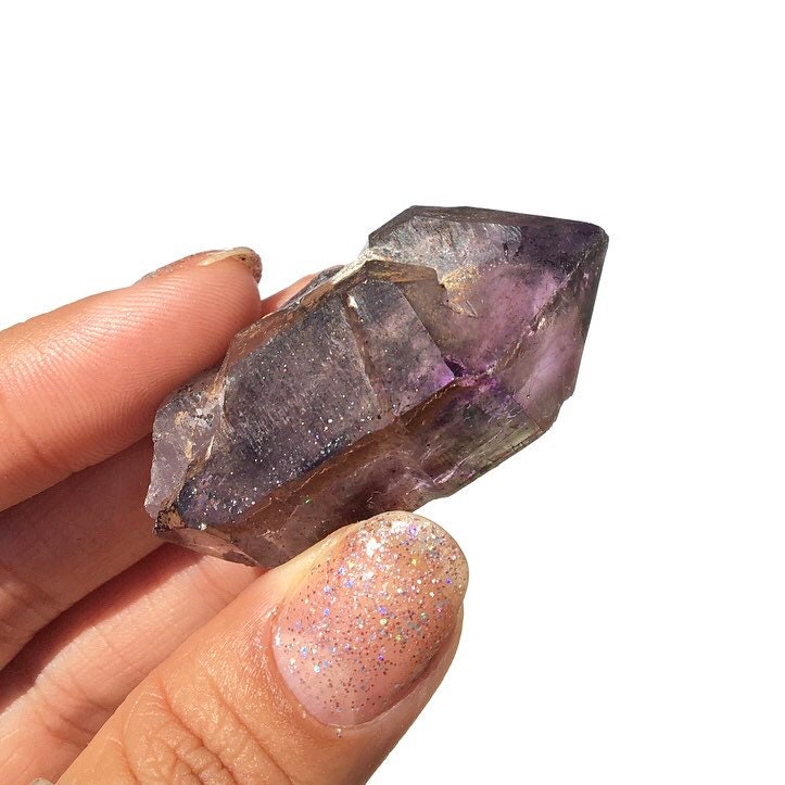 Smoky Amethyst Hematite Cluster--Chibuku Mine (Shangaan), Zimbabwe MINI19