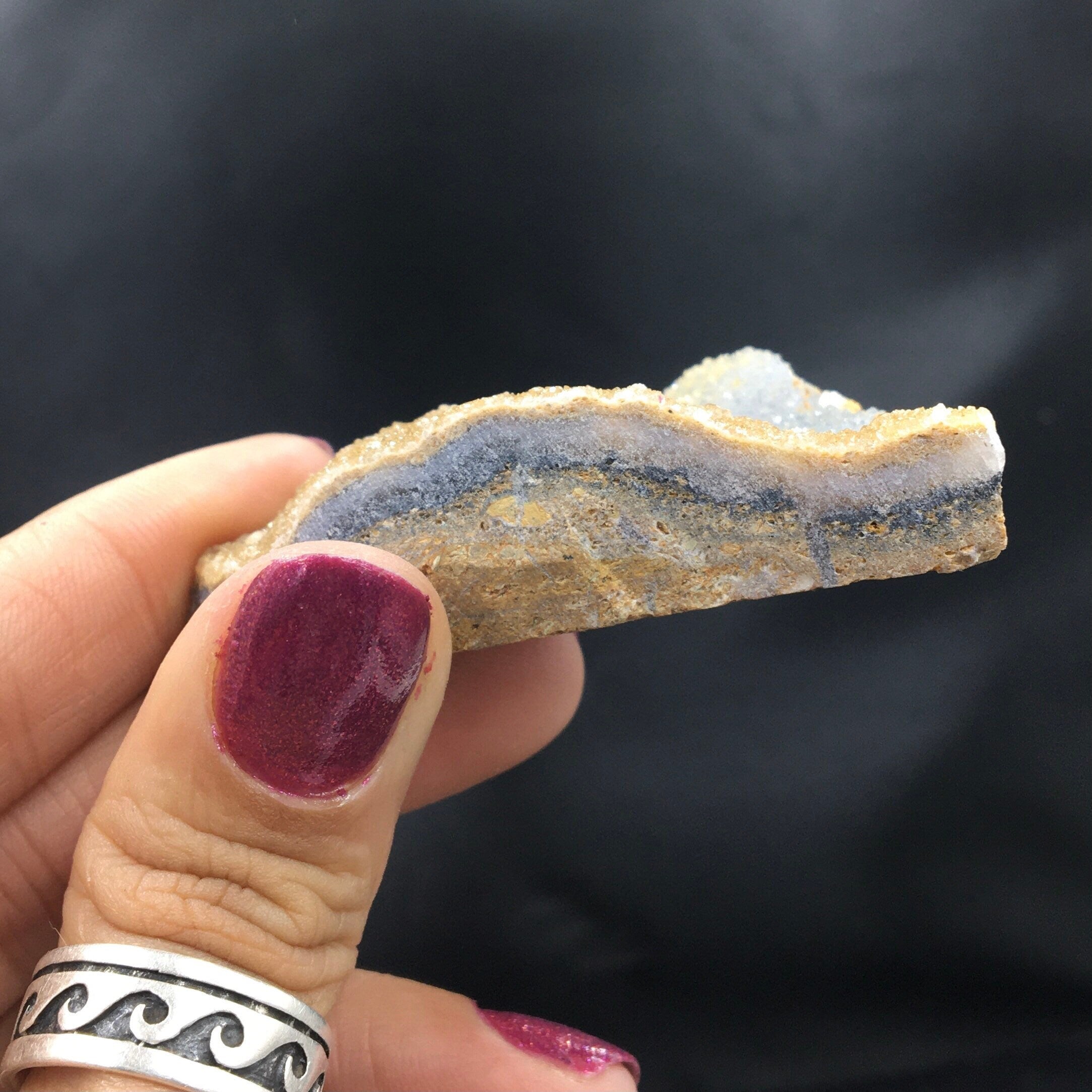 Druzy Chalcedony Bicolored--Kutahya, Turkey SMALL21