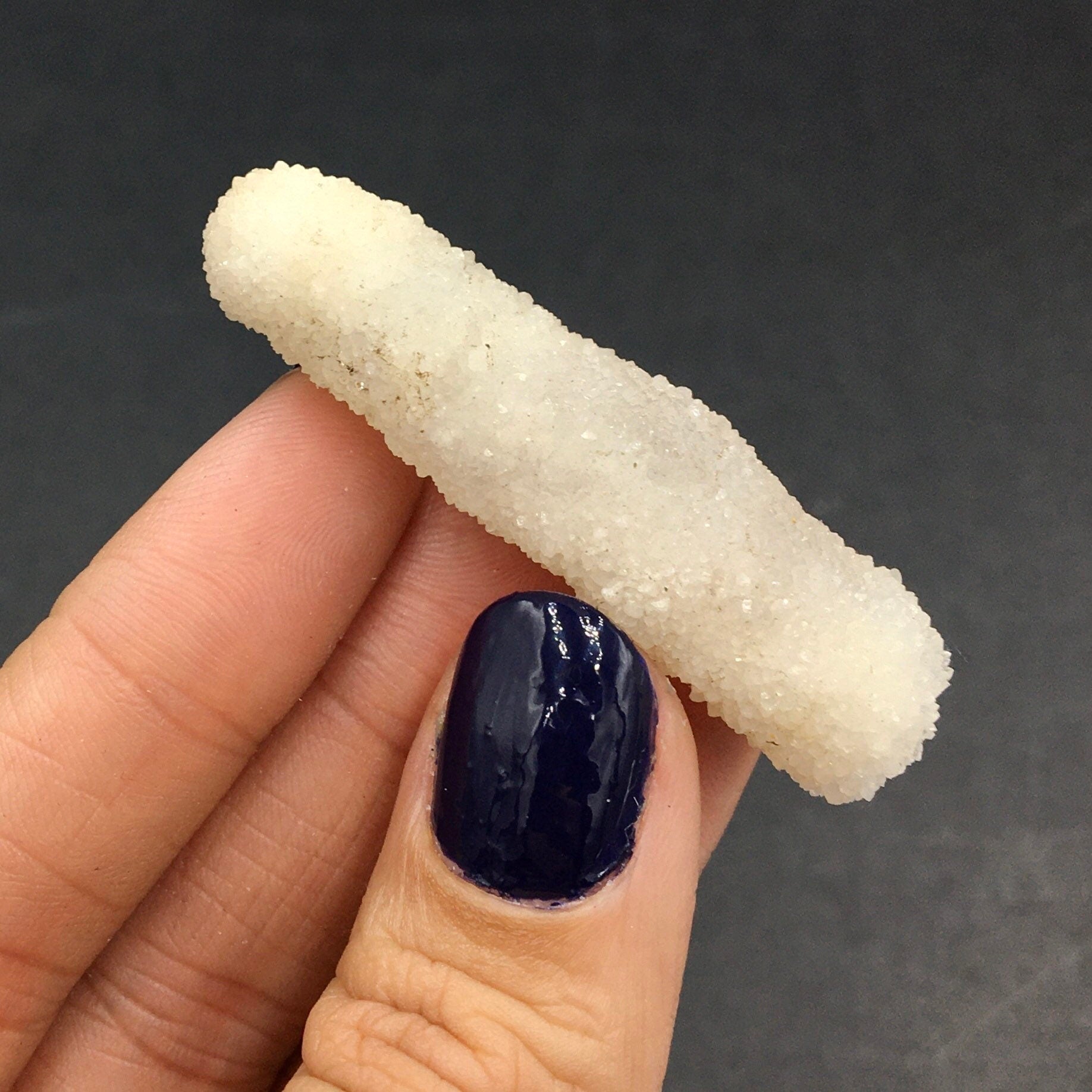 Chalcedony Stalactite (Miniature)--Pune, India SMALL16