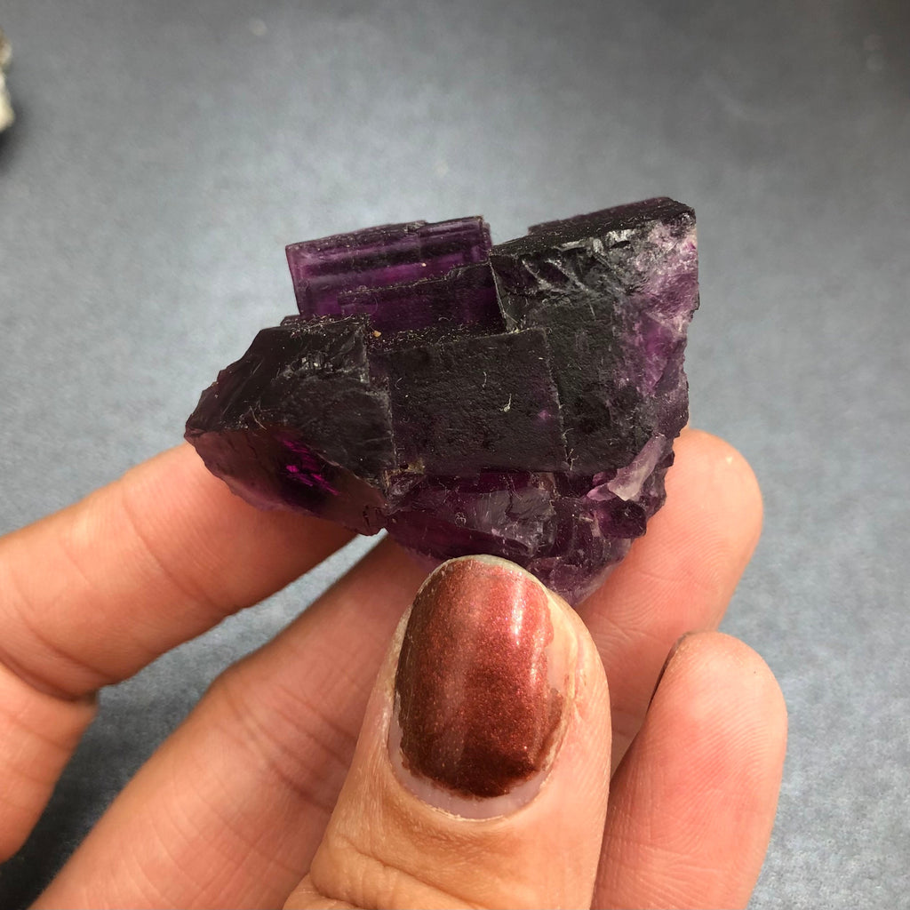 Purple Fluorite—Lead Hill, Cave-in-Rock, IL, USA FLUO2