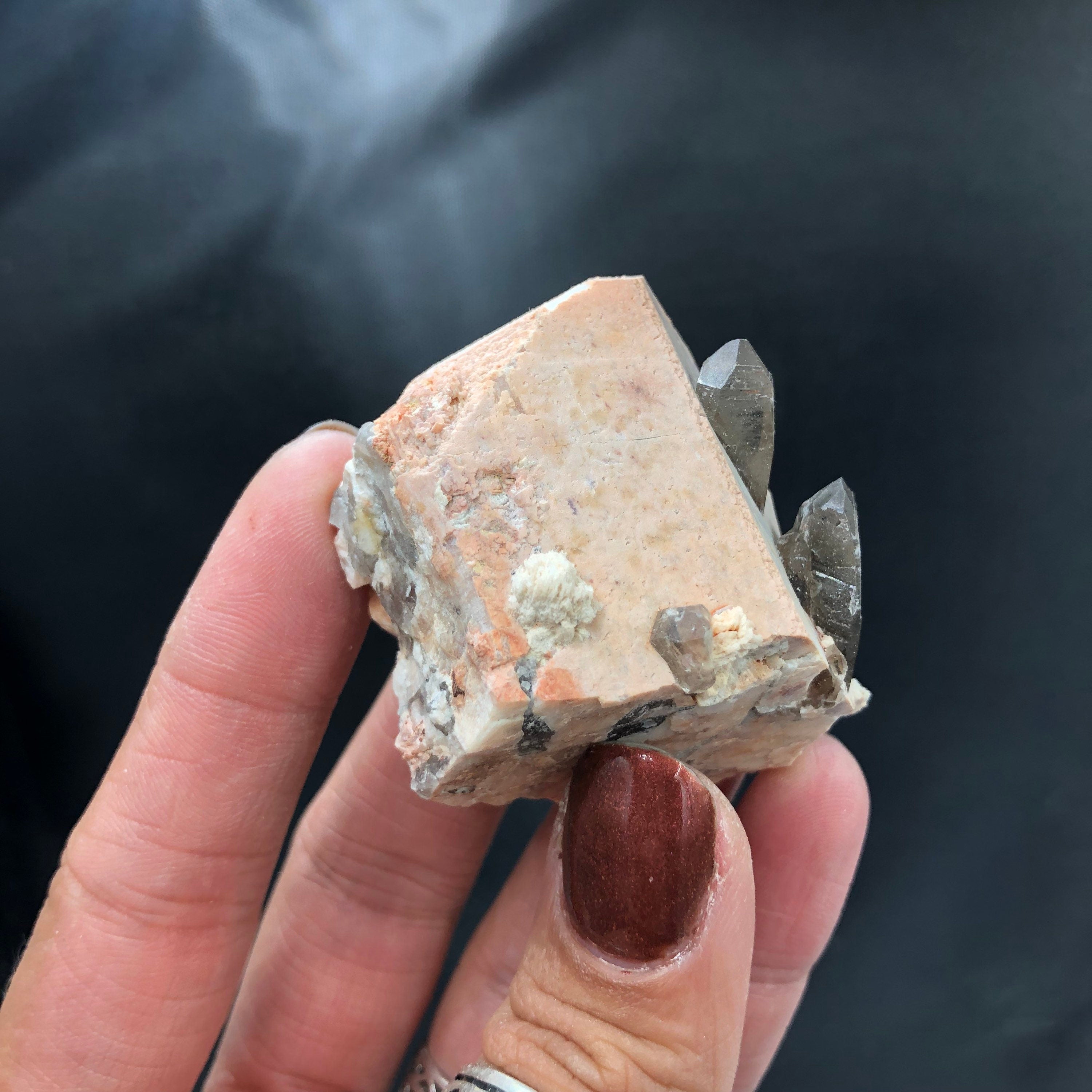 Smoky Quartz Microcline (Miniature)-- Lake George, Colorado, USA SMALL1