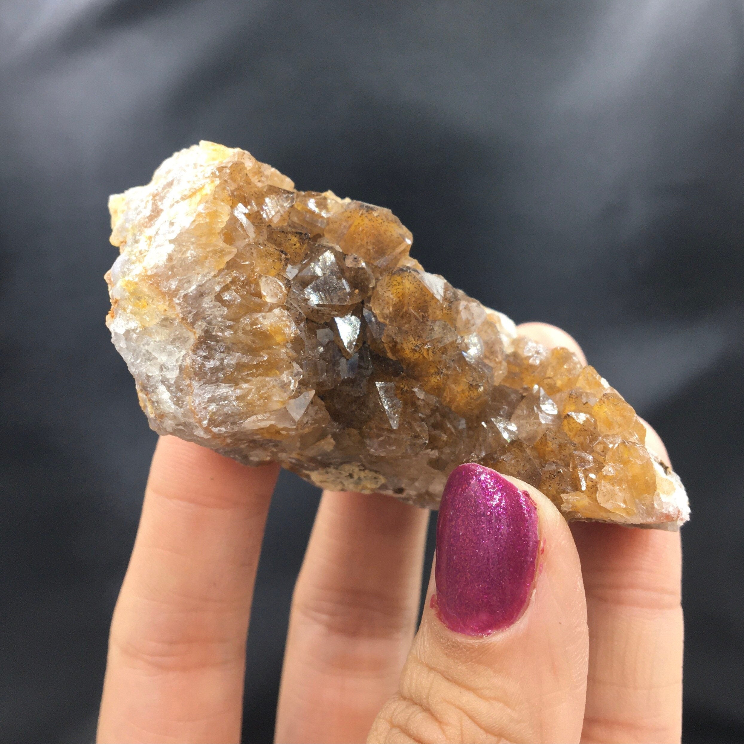Natural Citrine Goethite Inclusions (Mini)—Morocco CMIX8