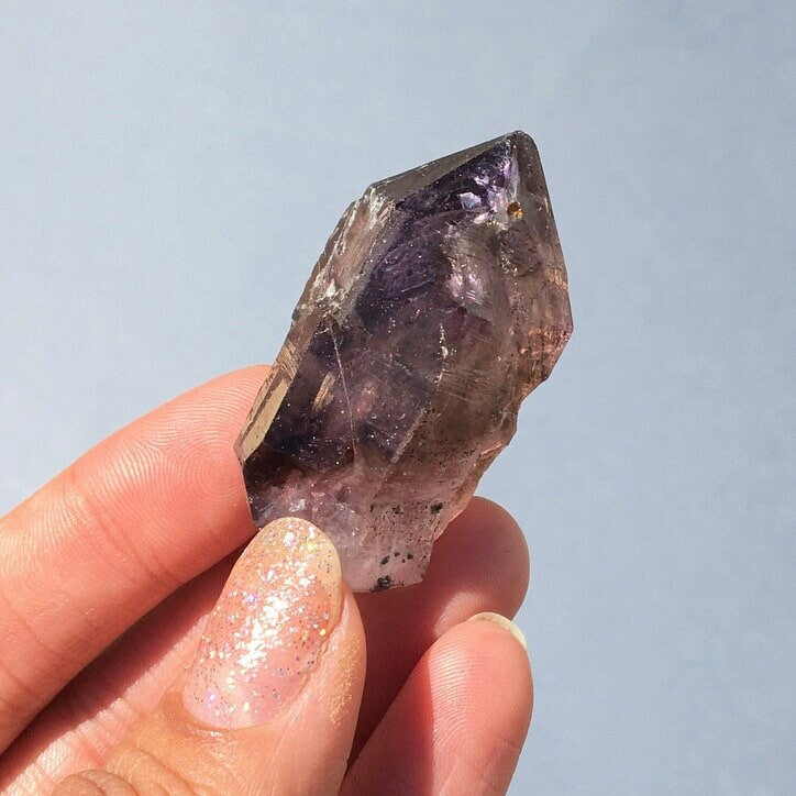 Smoky Amethyst Hematite Cluster--Chibuku Mine (Shangaan), Zimbabwe MINI19