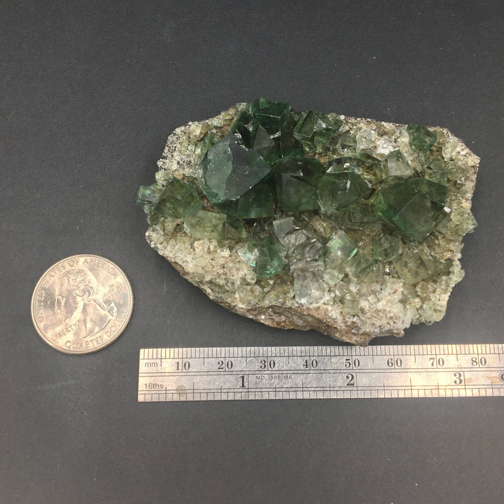 Fluorite, UV—Fairy Holes Pocket, Lady Annabella Mine, England FLUO8
