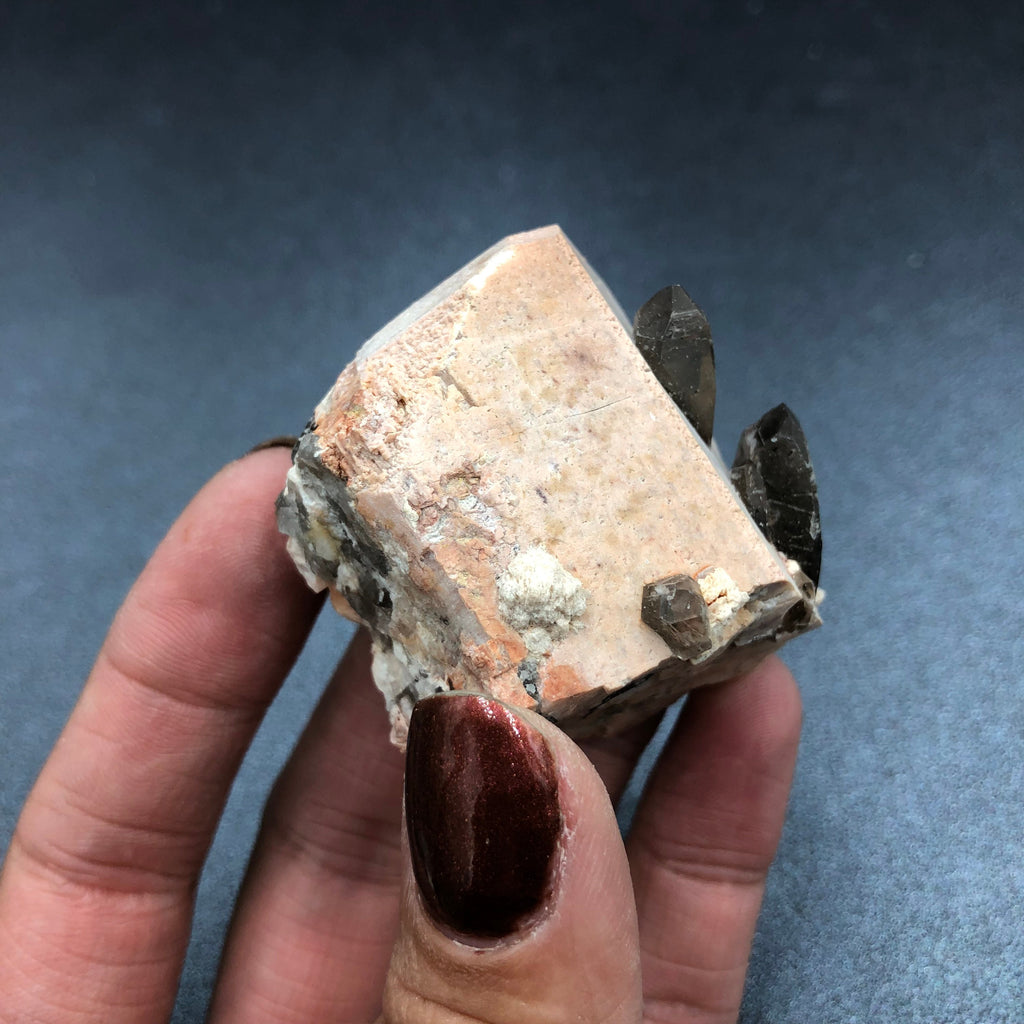 Smoky Qtz & Microcline (Mini)—Lake George, CO, USA SM1