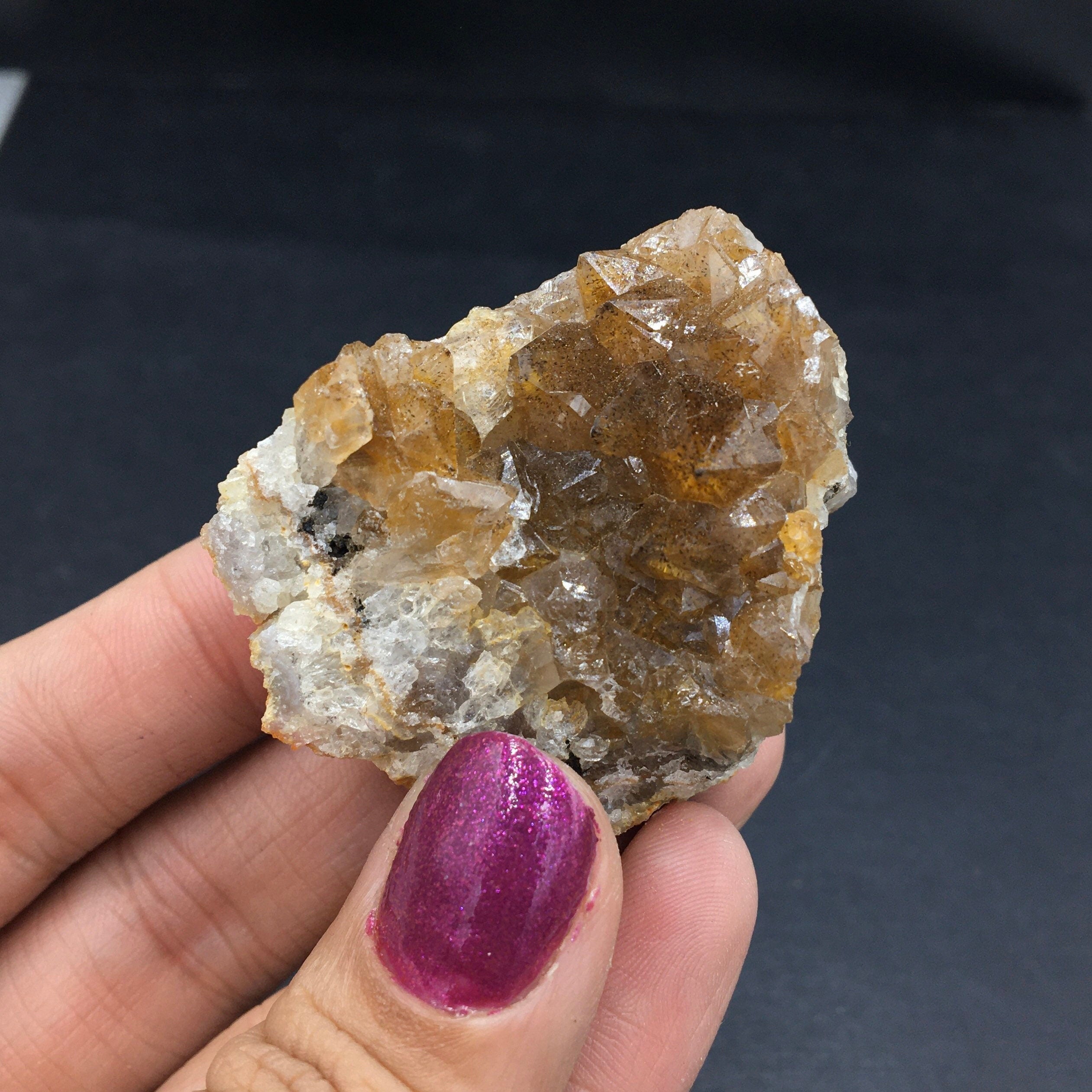 Natural Citrine Goethite Inclusions (Mini)—Morocco CMIX6