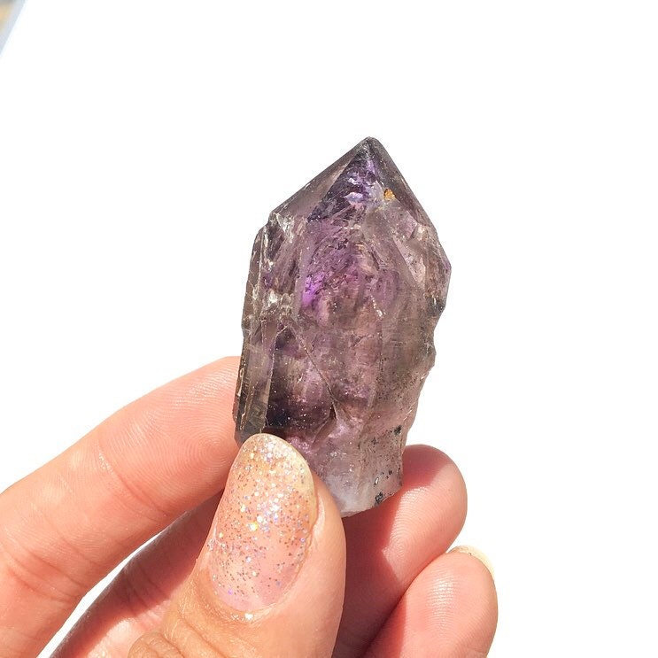 Smoky Amethyst Hematite Cluster--Chibuku Mine (Shangaan), Zimbabwe MINI19