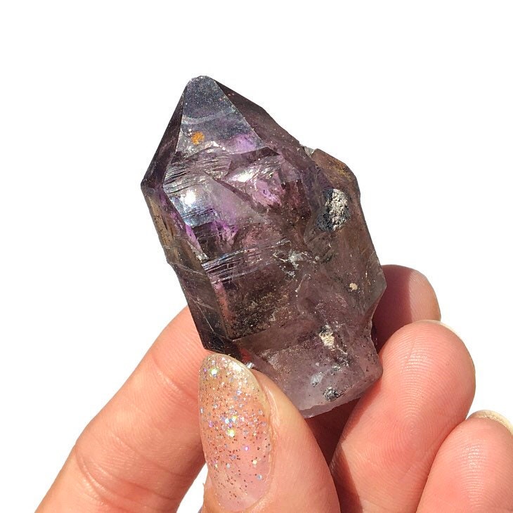 Smoky Amethyst Hematite Cluster--Chibuku Mine (Shangaan), Zimbabwe MINI19