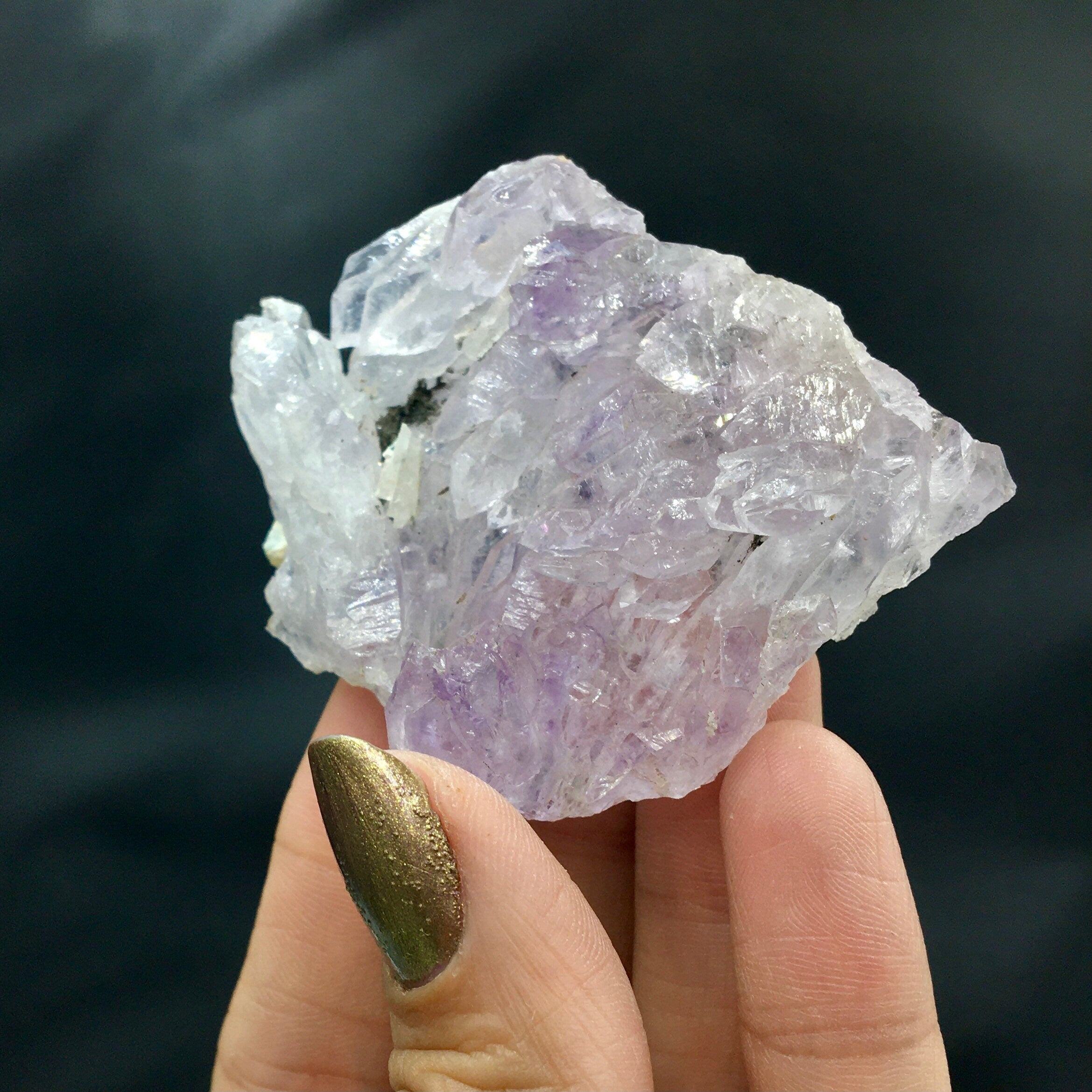 Amethyst Crystal Cluster--Rio Grande du Sol, Brazil A-E4