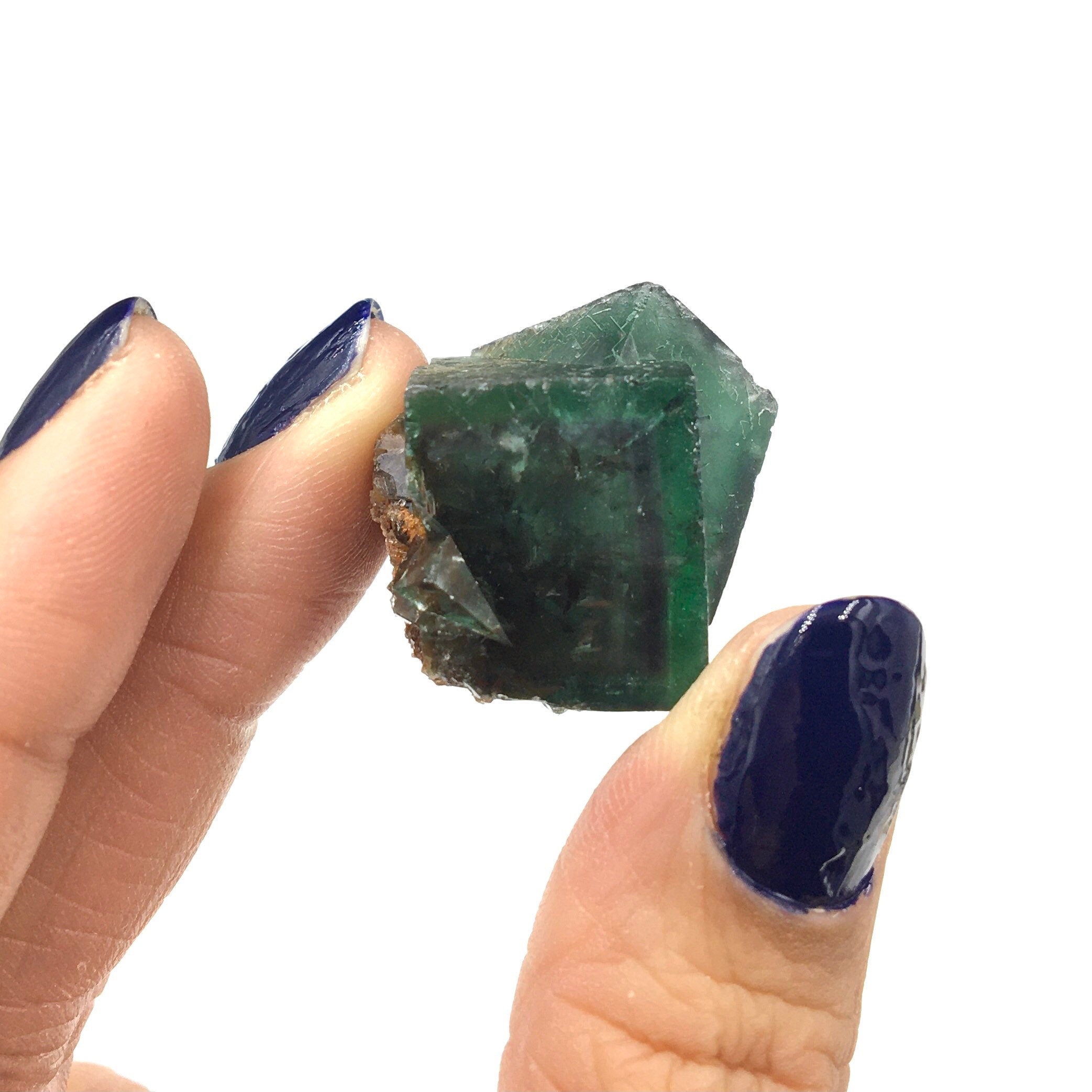 Green Fluorite Cubic Cluster UV (Miniature)--Lady Annabella Mine, England FLUO7