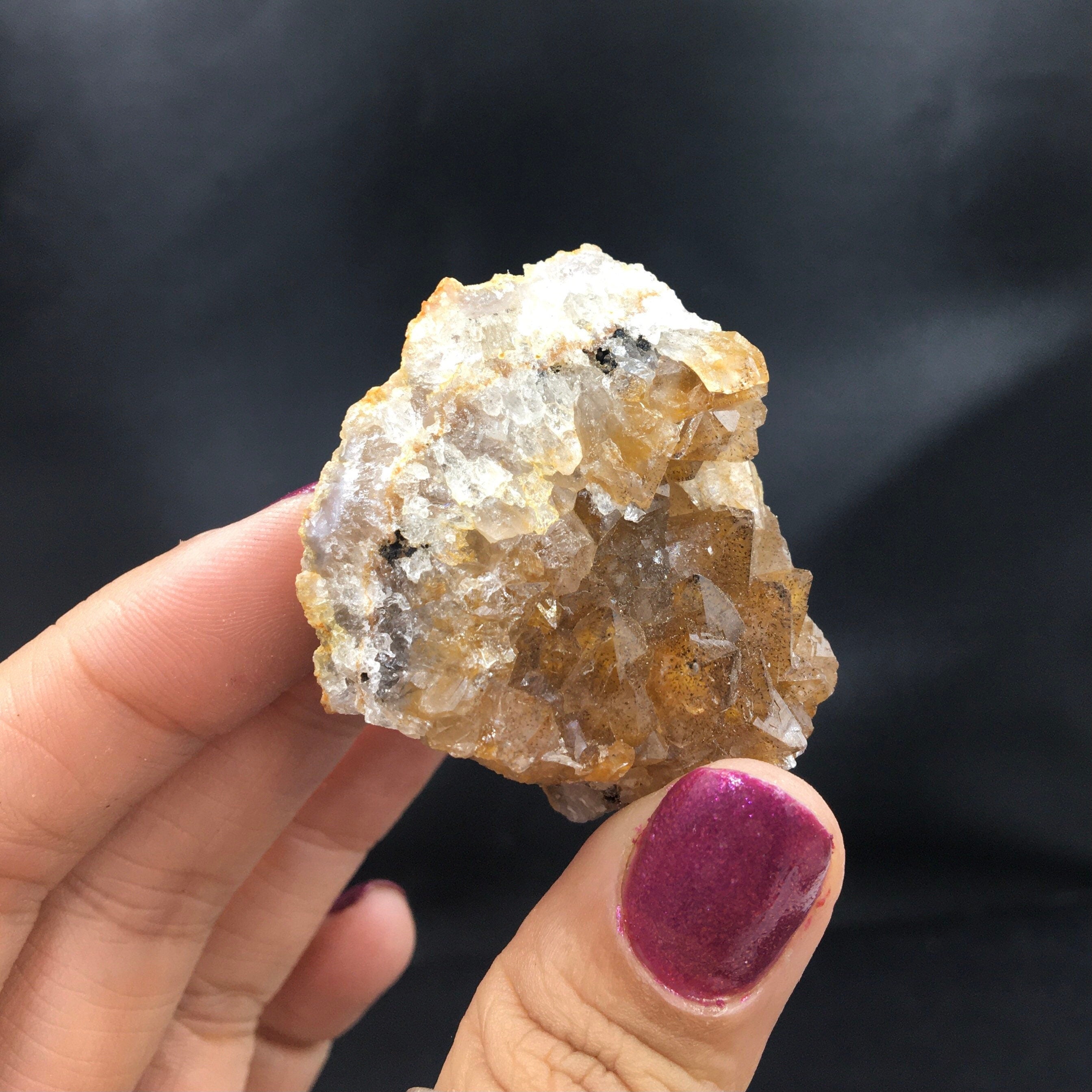 Natural Citrine Goethite Inclusions (Mini)—Morocco CMIX6