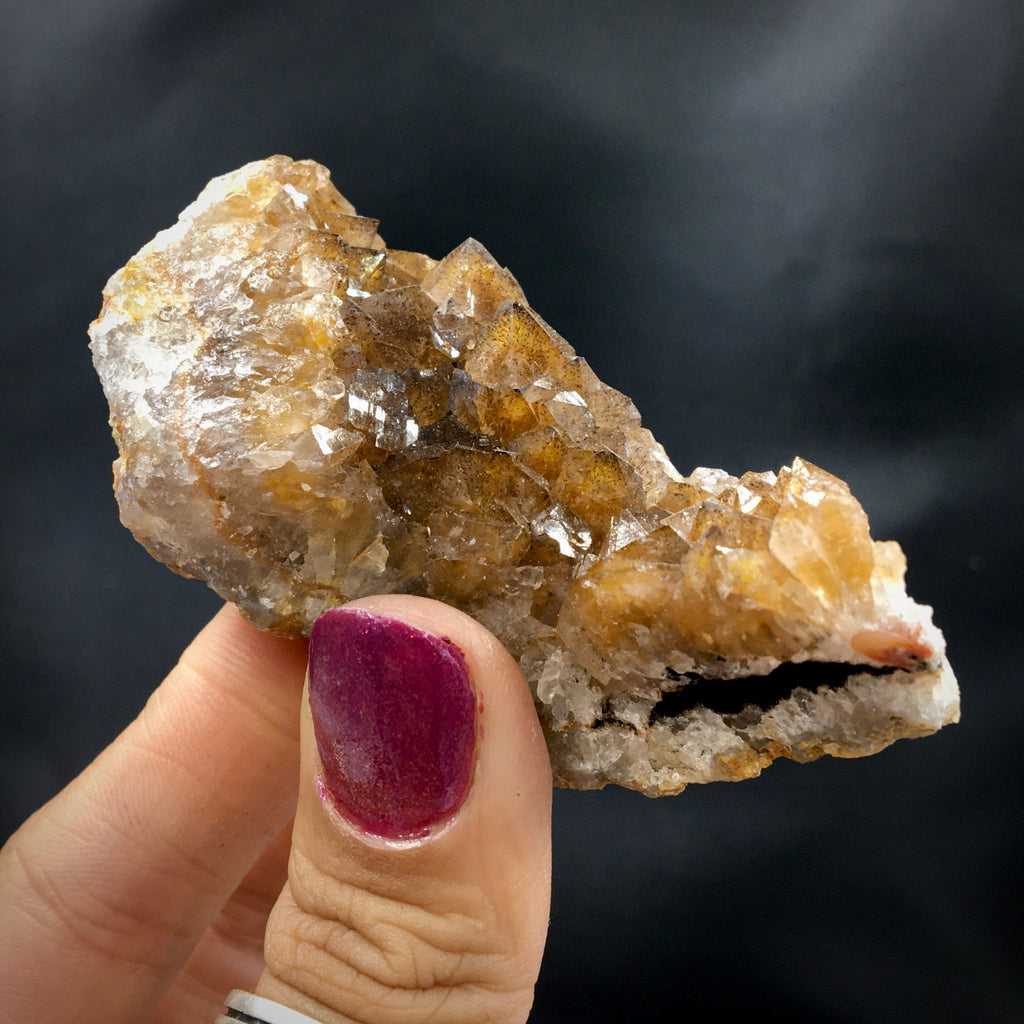 Natural Citrine Goethite Inclusions (Mini)—Morocco CMIX8