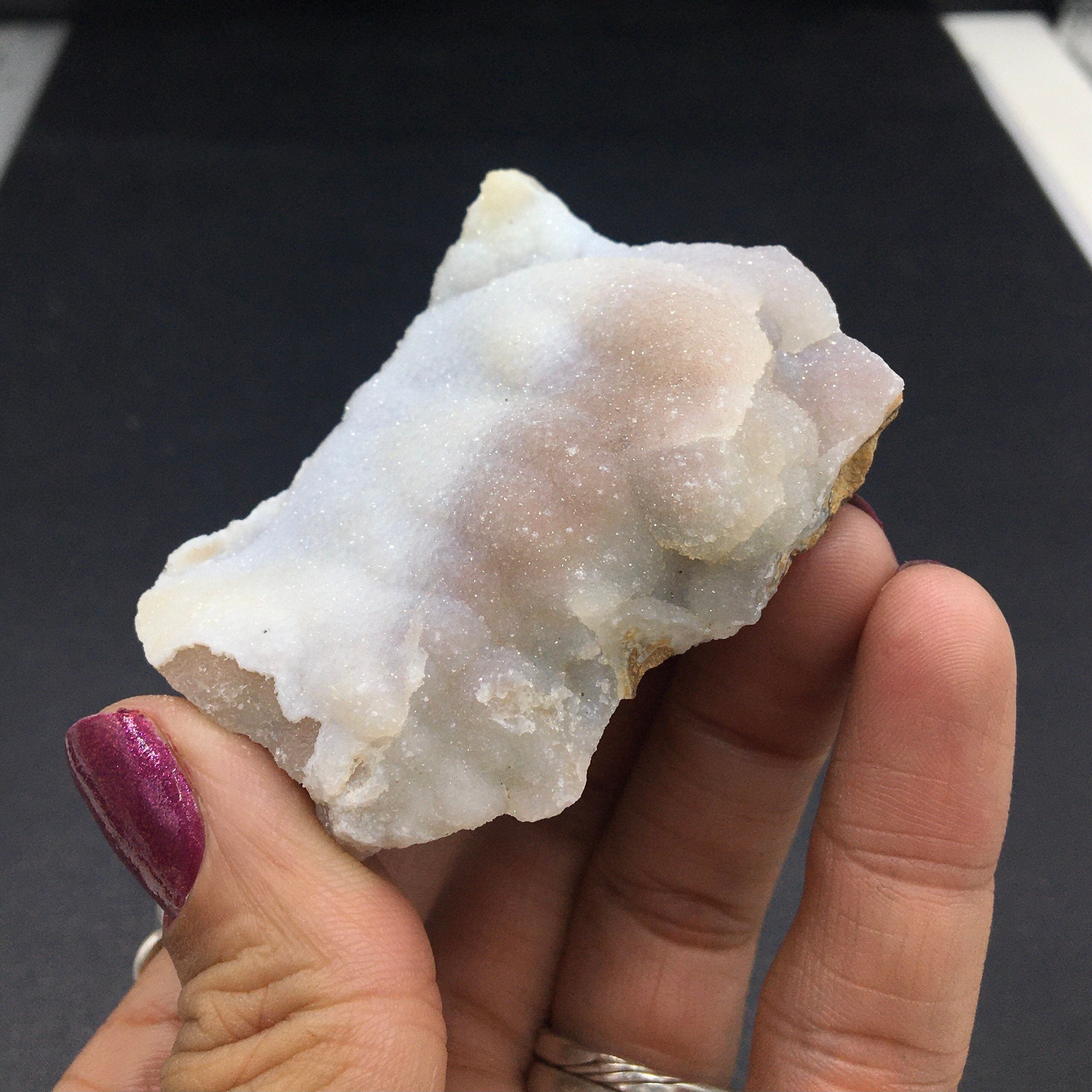 Druzy Snow White Chalcedony--Kutahya, Turkey SMALL15