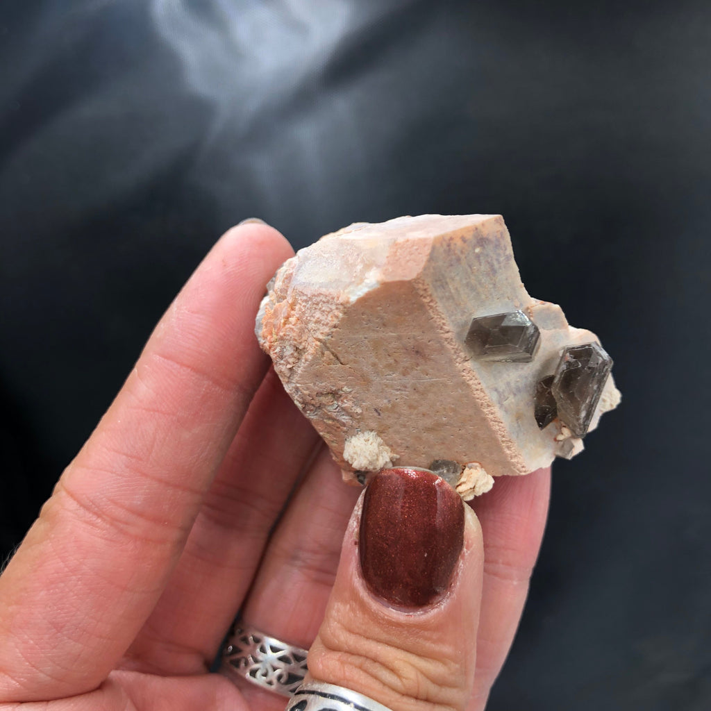 Smoky Qtz & Microcline (Mini)—Lake George, CO, USA SM1