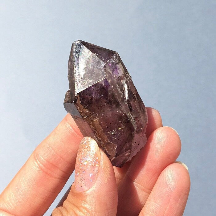 Smoky Amethyst Hematite Cluster--Chibuku Mine (Shangaan), Zimbabwe MINI19