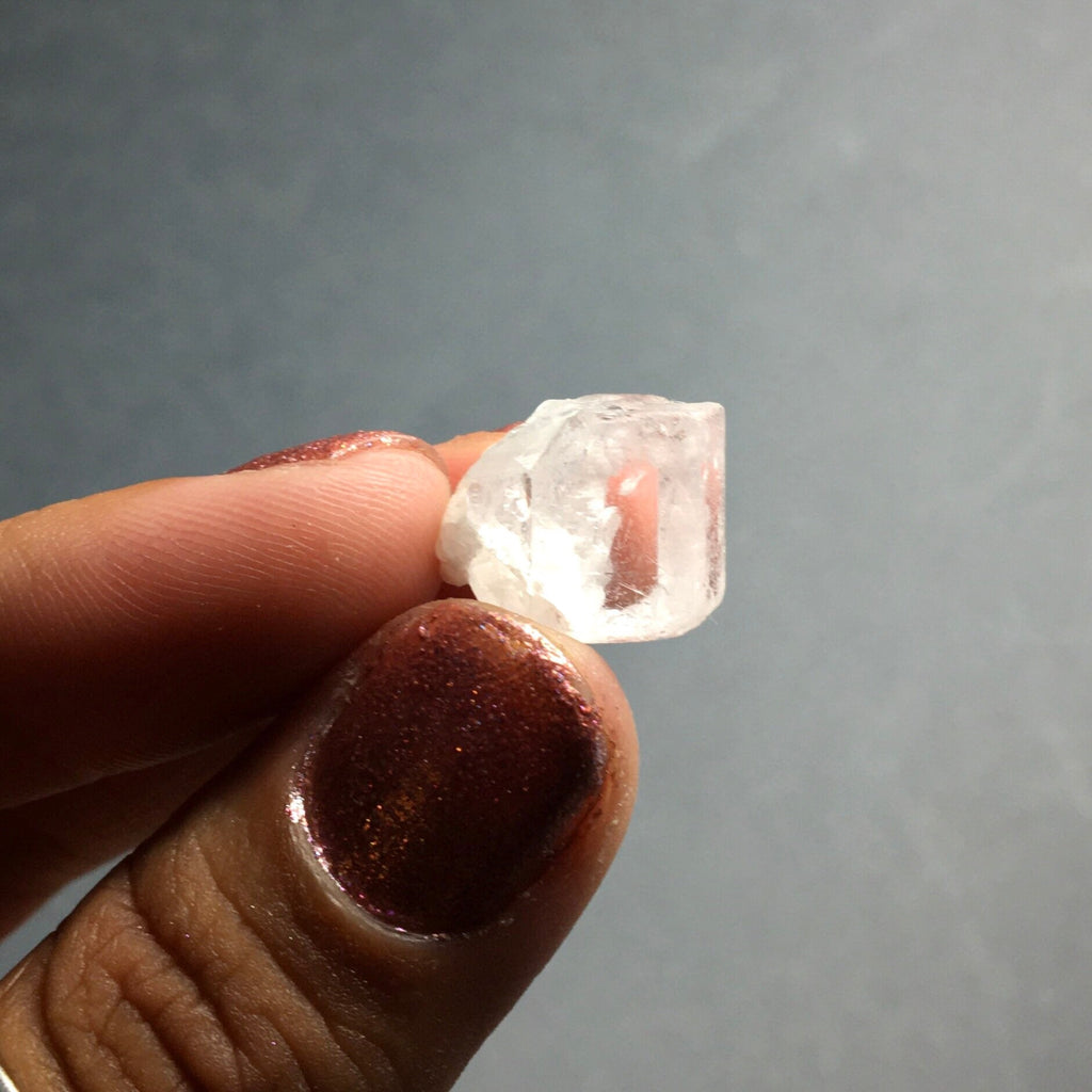 Morganite Raw Crystal (Miniature)--Afghanistan (MINI6)