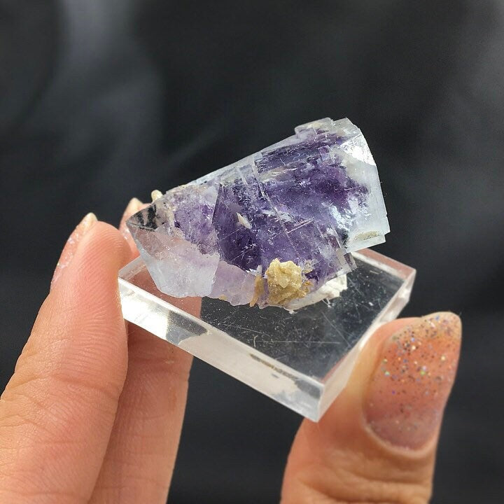 Blue Purple Fluorite Cubic Cluster (Miniature)--Yaogangxian Mine, China FLUO10