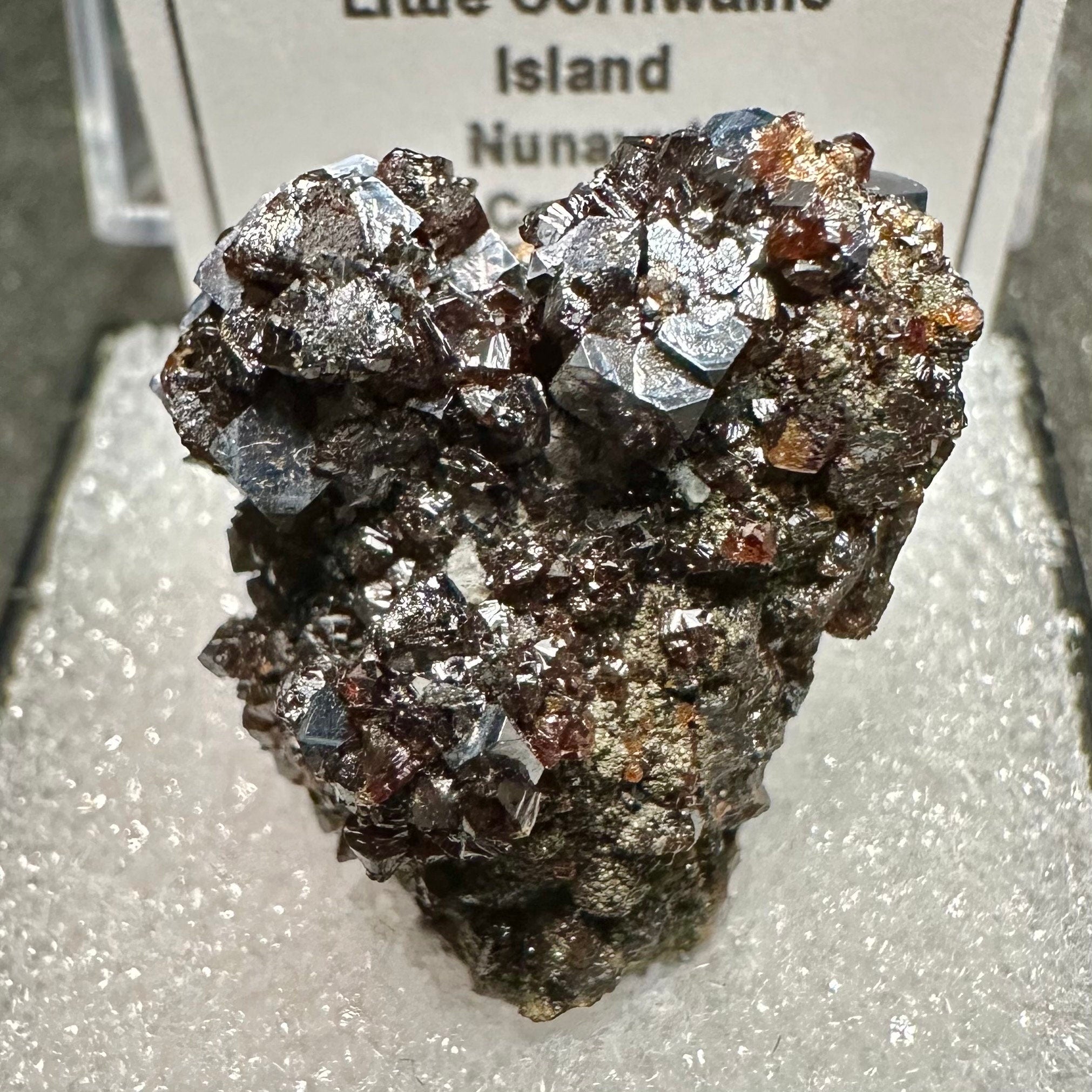 Galena Sphalerite Cluster (Thumbnail Specimen)--Polaris Mine, Canada (TN7)