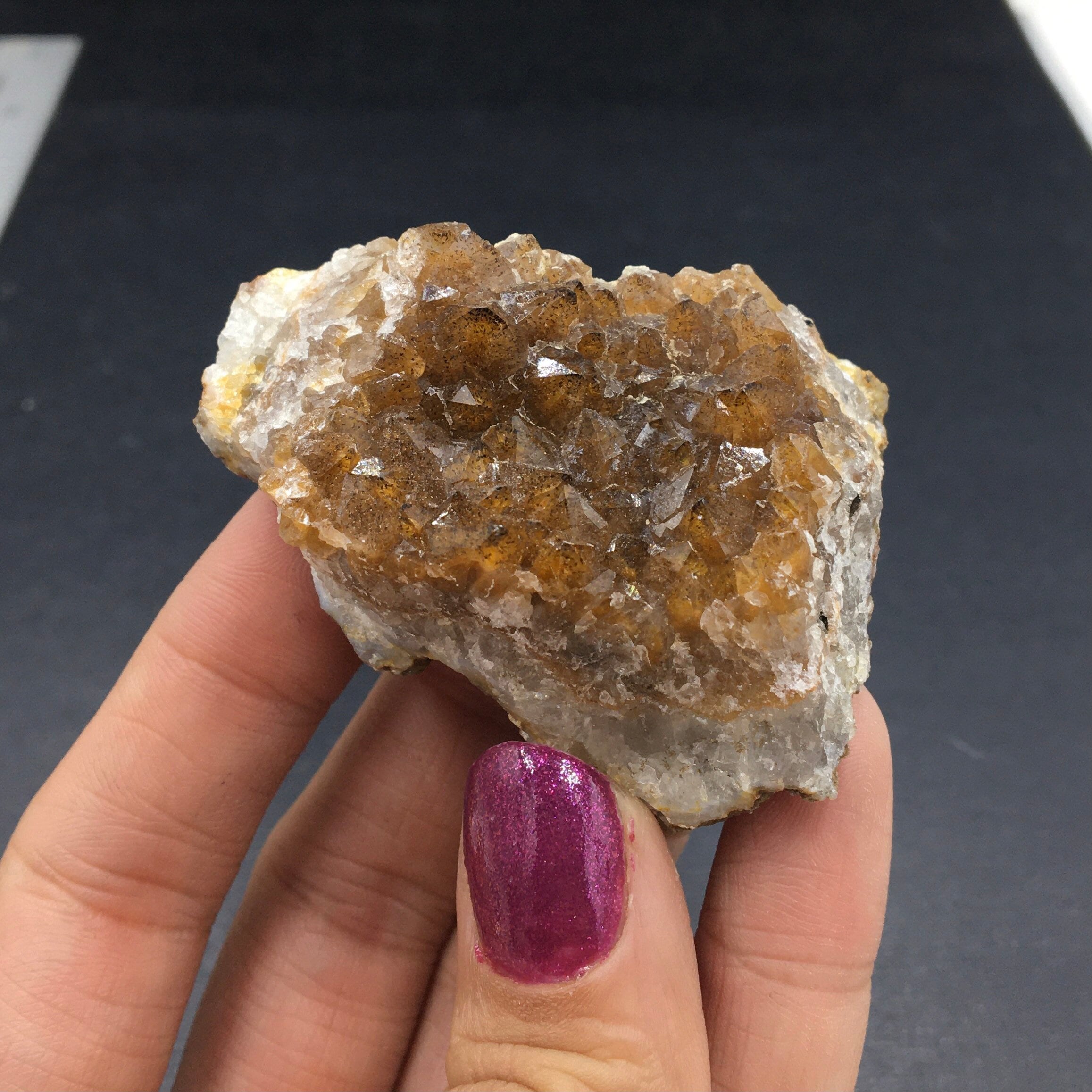 Natural Citrine Goethite Inclusions (Mini)—Morocco CMIX7