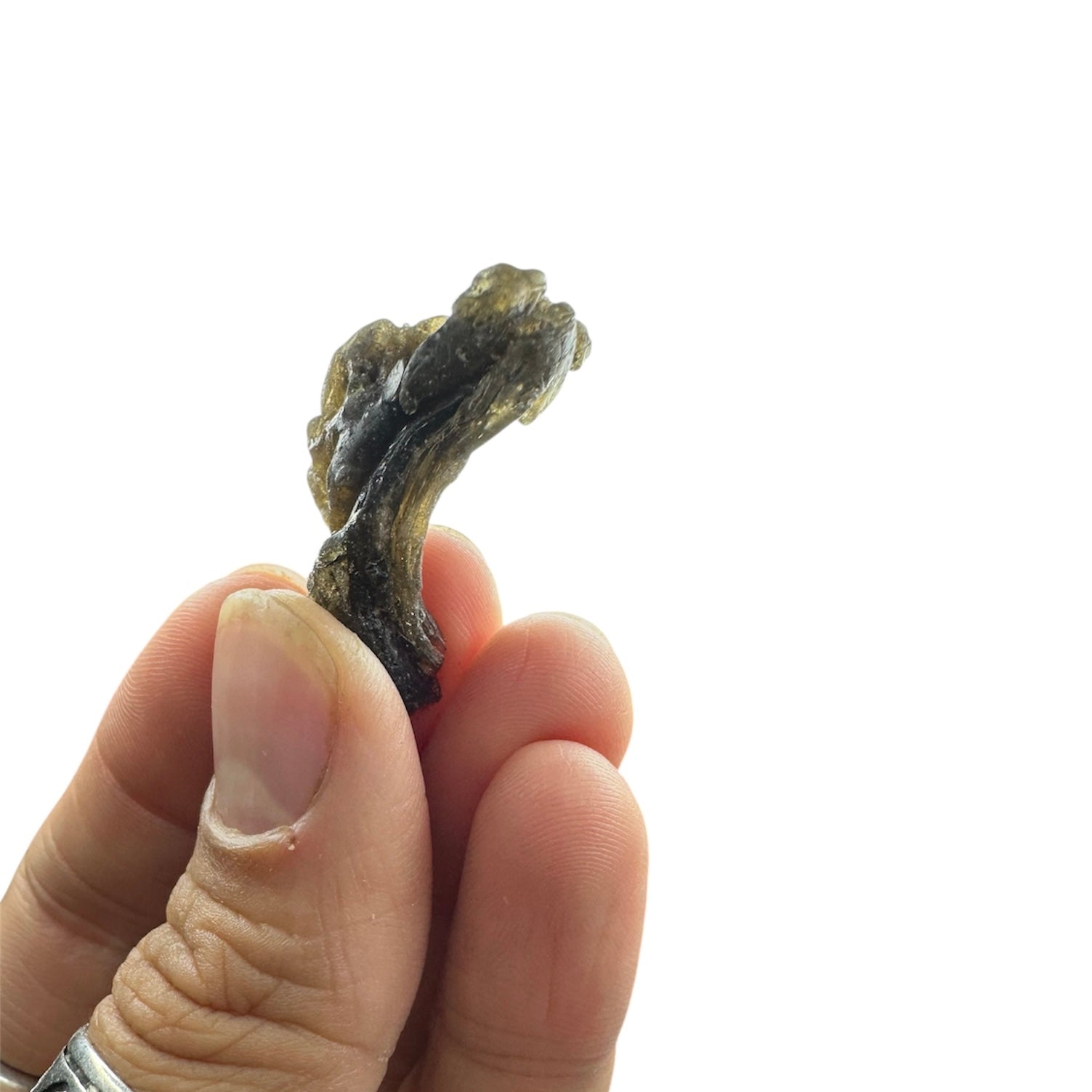 Darwin Glass (Tasmanian Tektite, Tasminite, Tasmanian Black Glass)—Queenstown, Tasmania 2