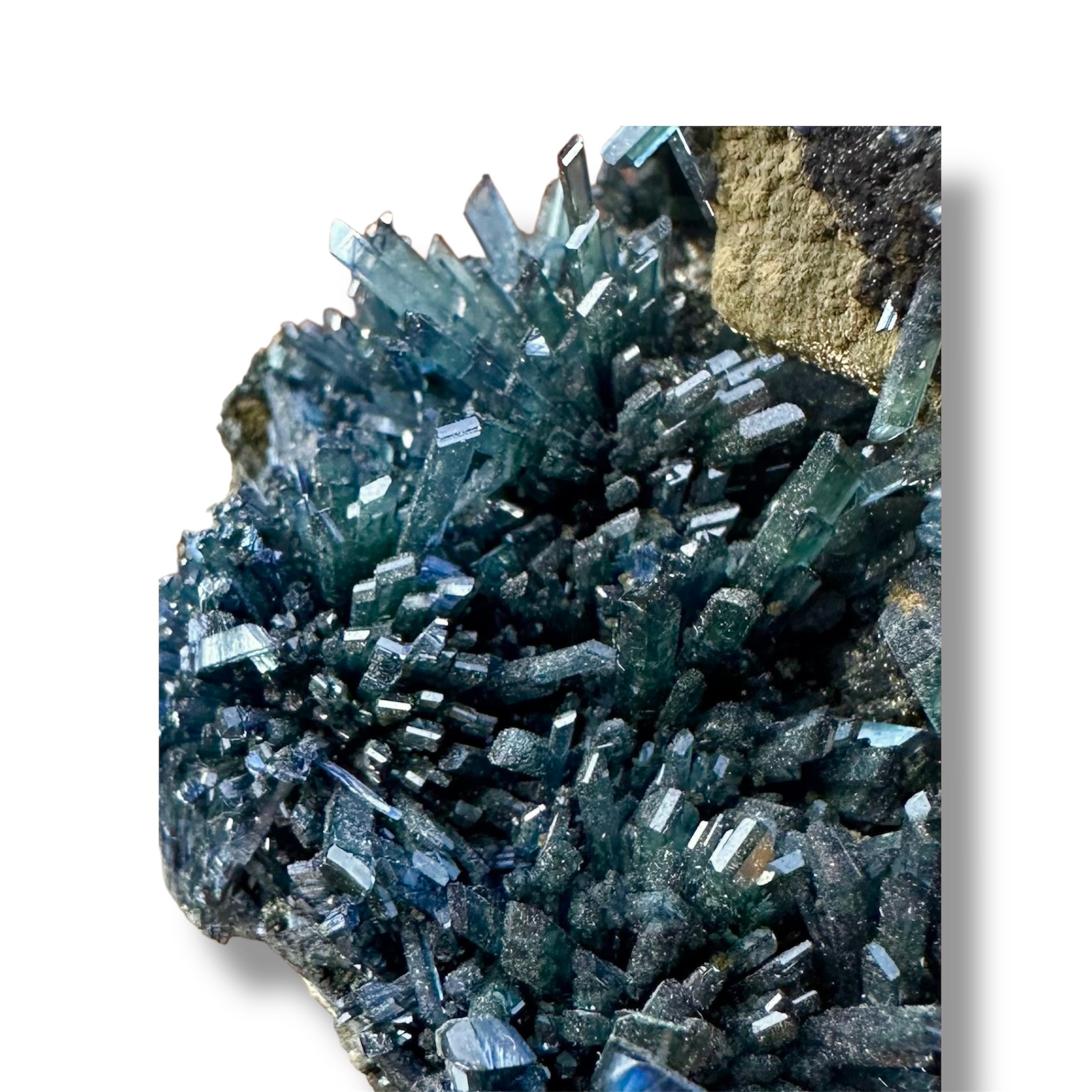 Vivianite *special care* — Huanuni Mine, Bolivia