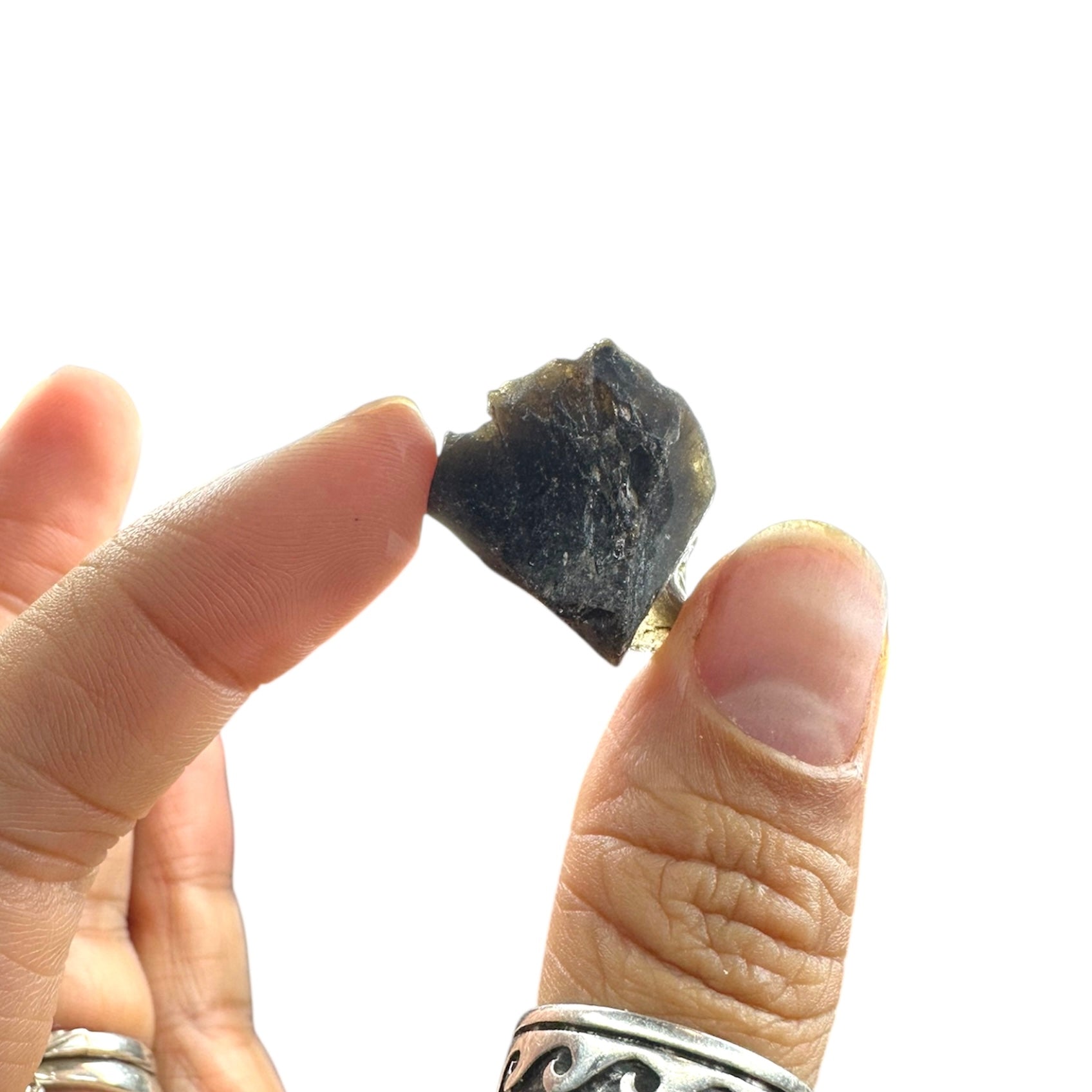 Darwin Glass (Tasmanian Tektite, Tasminite, Tasmanian Black Glass)—Queenstown, Tasmania 1