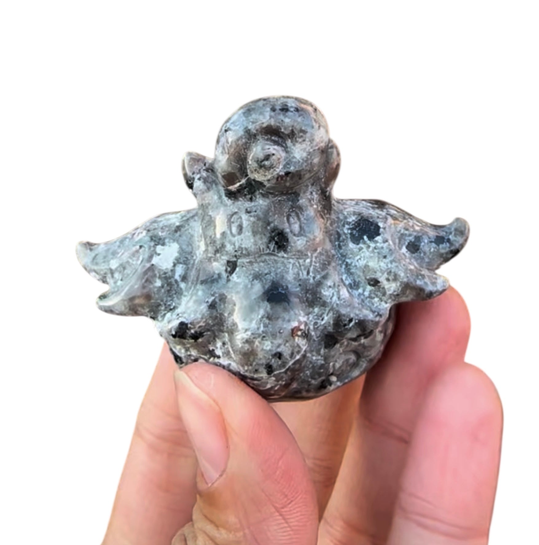 Pumpkaboo inspired Flame Stone (UV) Ghost Carving