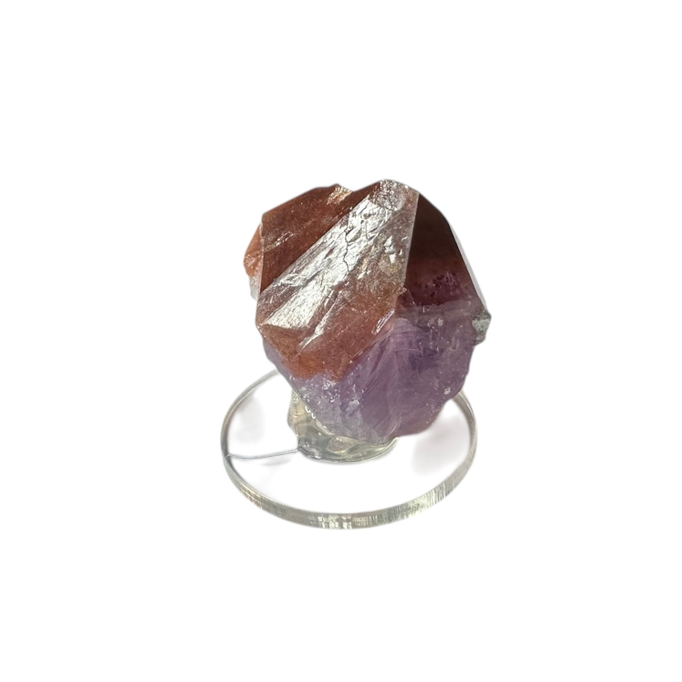 Amethyst “Red Cap” Hematite Crystal—Blue Points Mine, Thunder Bay, Canada 1