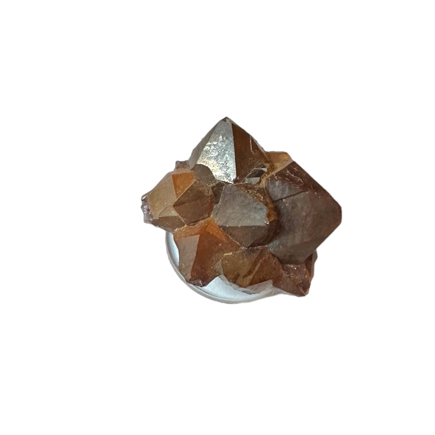 Amethyst “Red Cap” Hematite Aura Cluster—Blue Points Mine, Thunder Bay, Canada 2