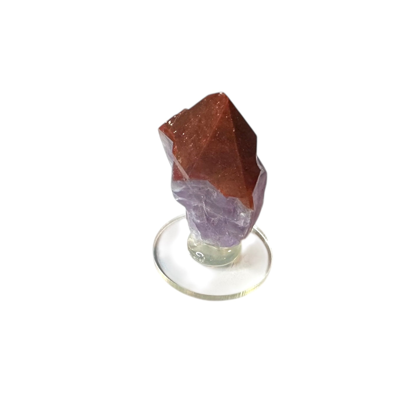 Amethyst “Red Cap” Hematite Crystal—Blue Points Mine, Thunder Bay, Canada 4