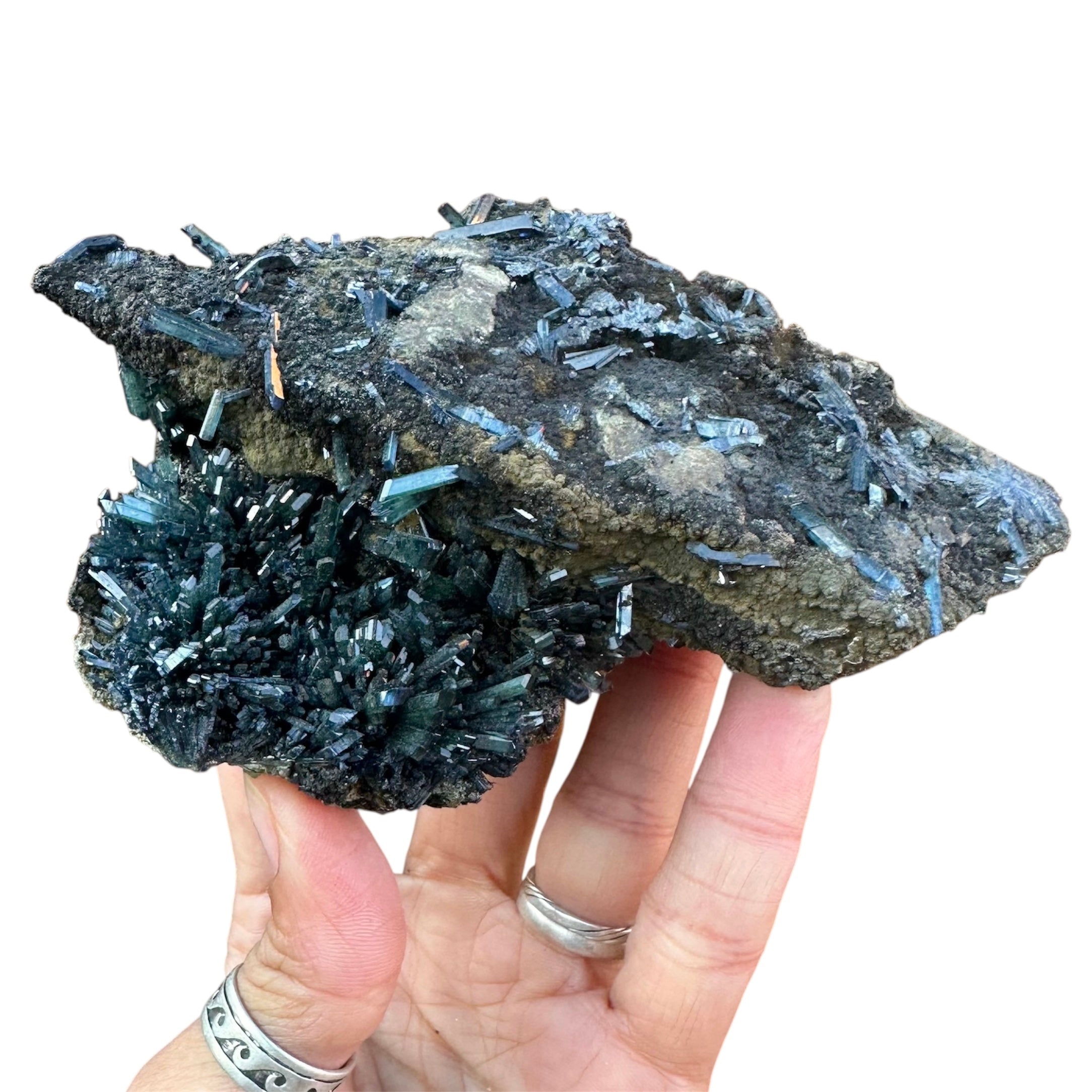 Vivianite *special care* — Huanuni Mine, Bolivia