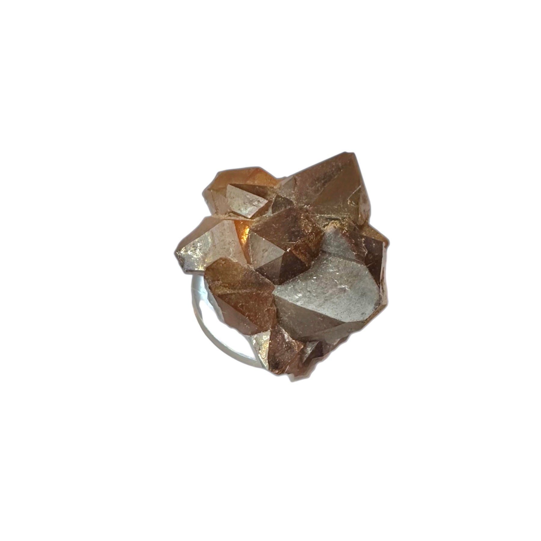 Amethyst “Red Cap” Hematite Aura Cluster—Blue Points Mine, Thunder Bay, Canada 2