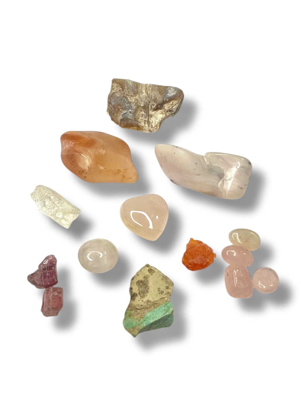 Goddess Aphrodite: Crystal & Gemstone Set, Pink Celestial Gift Bag