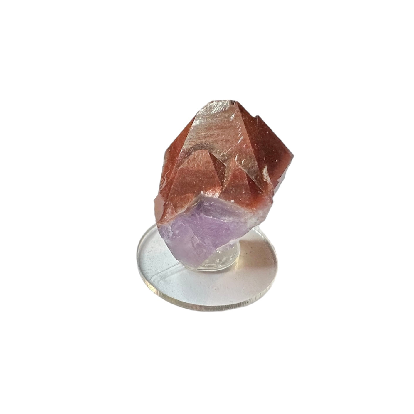 Amethyst “Red Cap” Hematite Crystal—Blue Points Mine, Thunder Bay, Canada 3