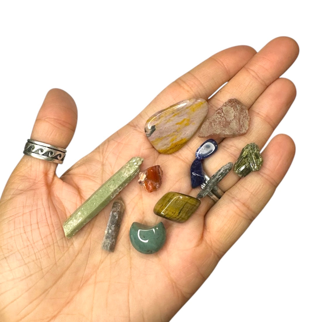 Goddess Athena: Crystal & Gemstone Set, Gold Gift Bag