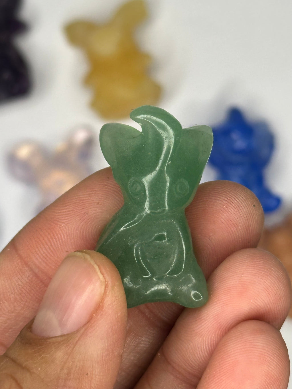 Eeveelutions Eevee Inspired Gemstone/Glass, 9 pc mini set