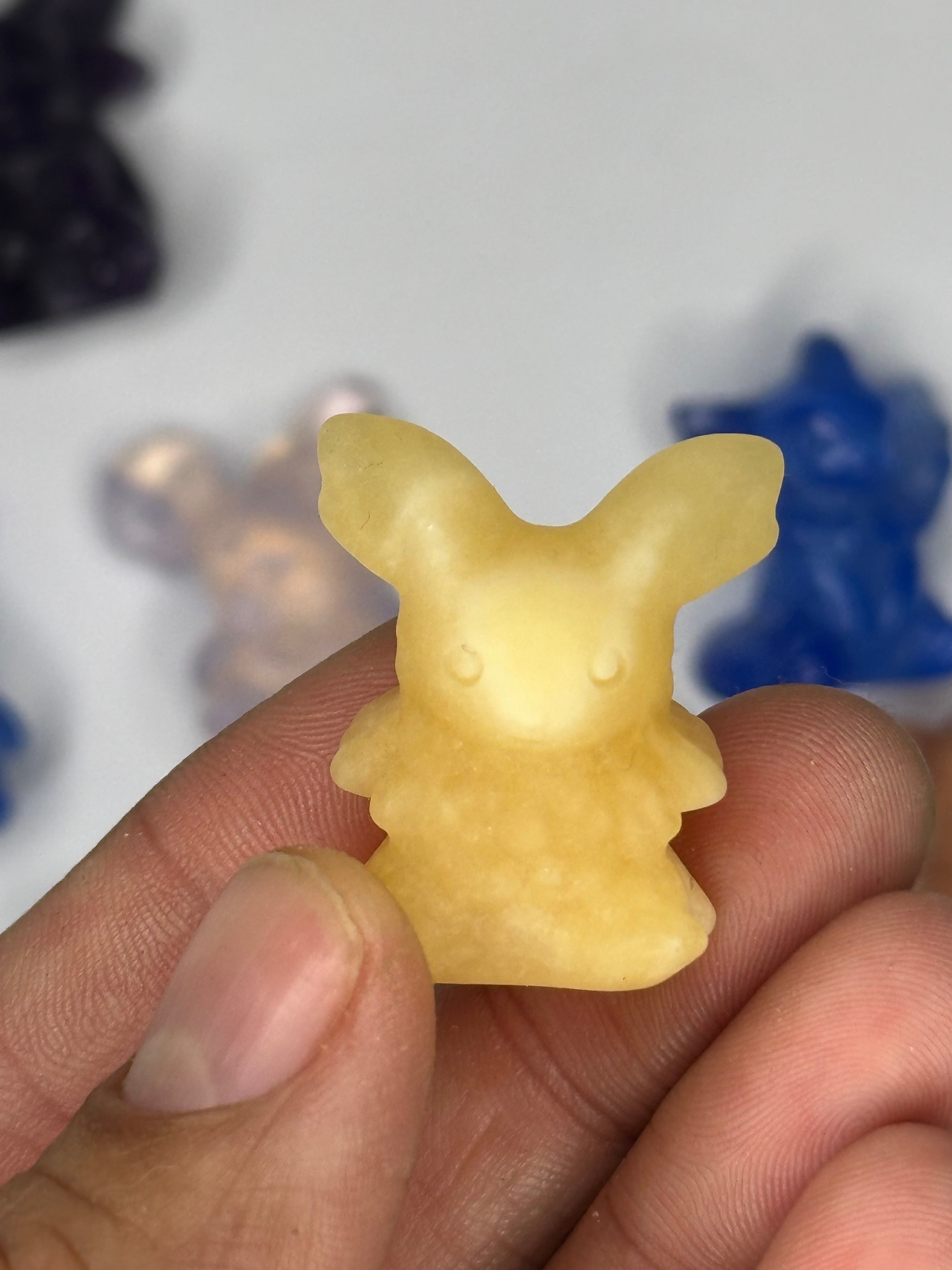 Eeveelutions Eevee Inspired Gemstone/Glass, 9 pc mini set