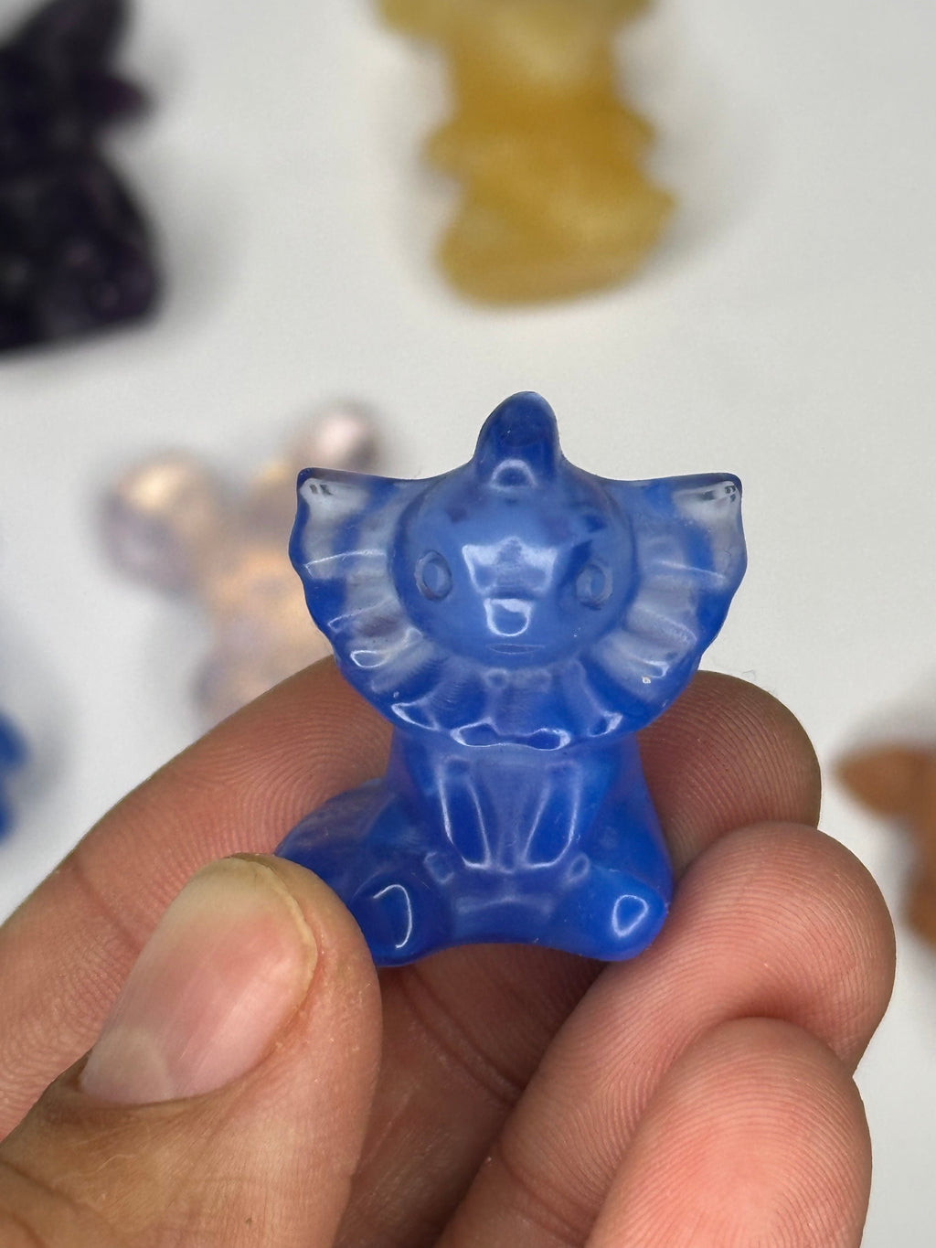 Eeveelutions Eevee Inspired Gemstone/Glass, 9 pc mini set