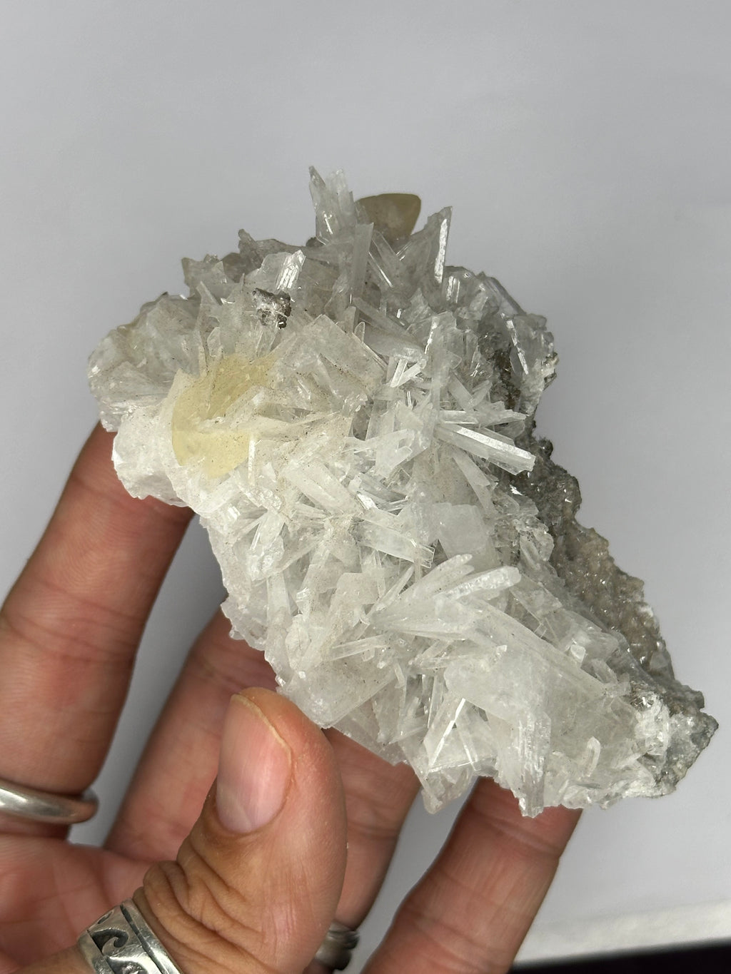 Celestite & Calcite, UV/Phosphorescent—Clay Center, Ohio USA 2