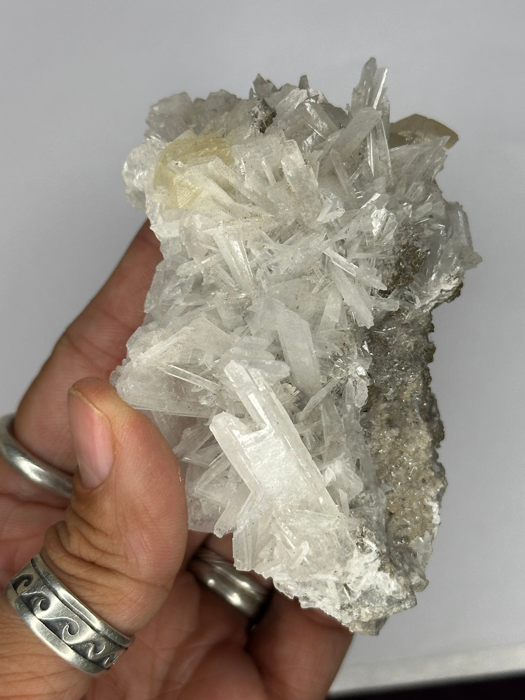 Celestite & Calcite, UV/Phosphorescent—Clay Center, Ohio USA 2