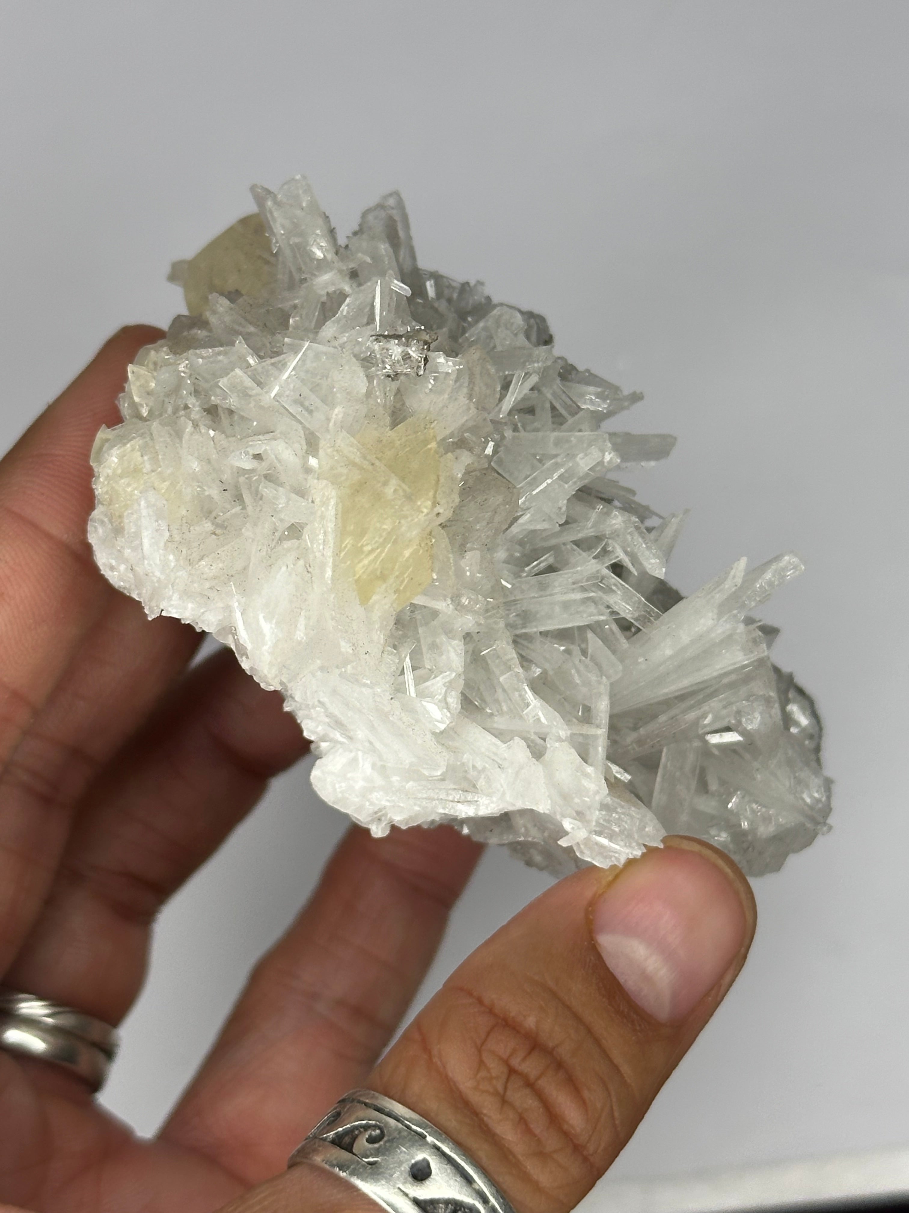 Celestite & Calcite, UV/Phosphorescent—Clay Center, Ohio USA 2