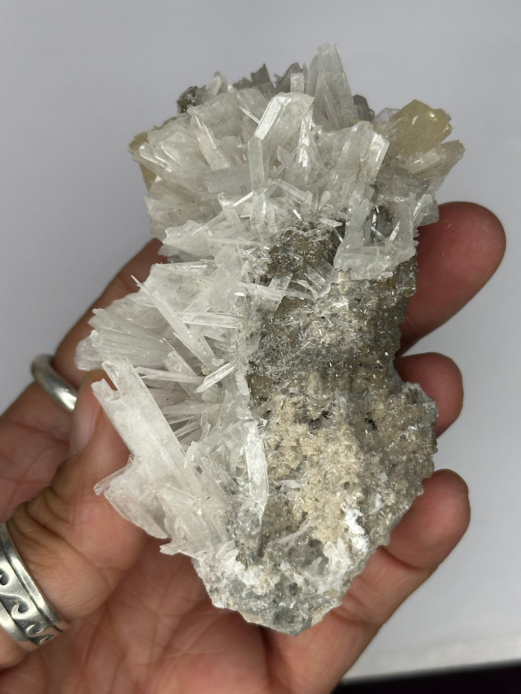 Celestite & Calcite, UV/Phosphorescent—Clay Center, Ohio USA 2